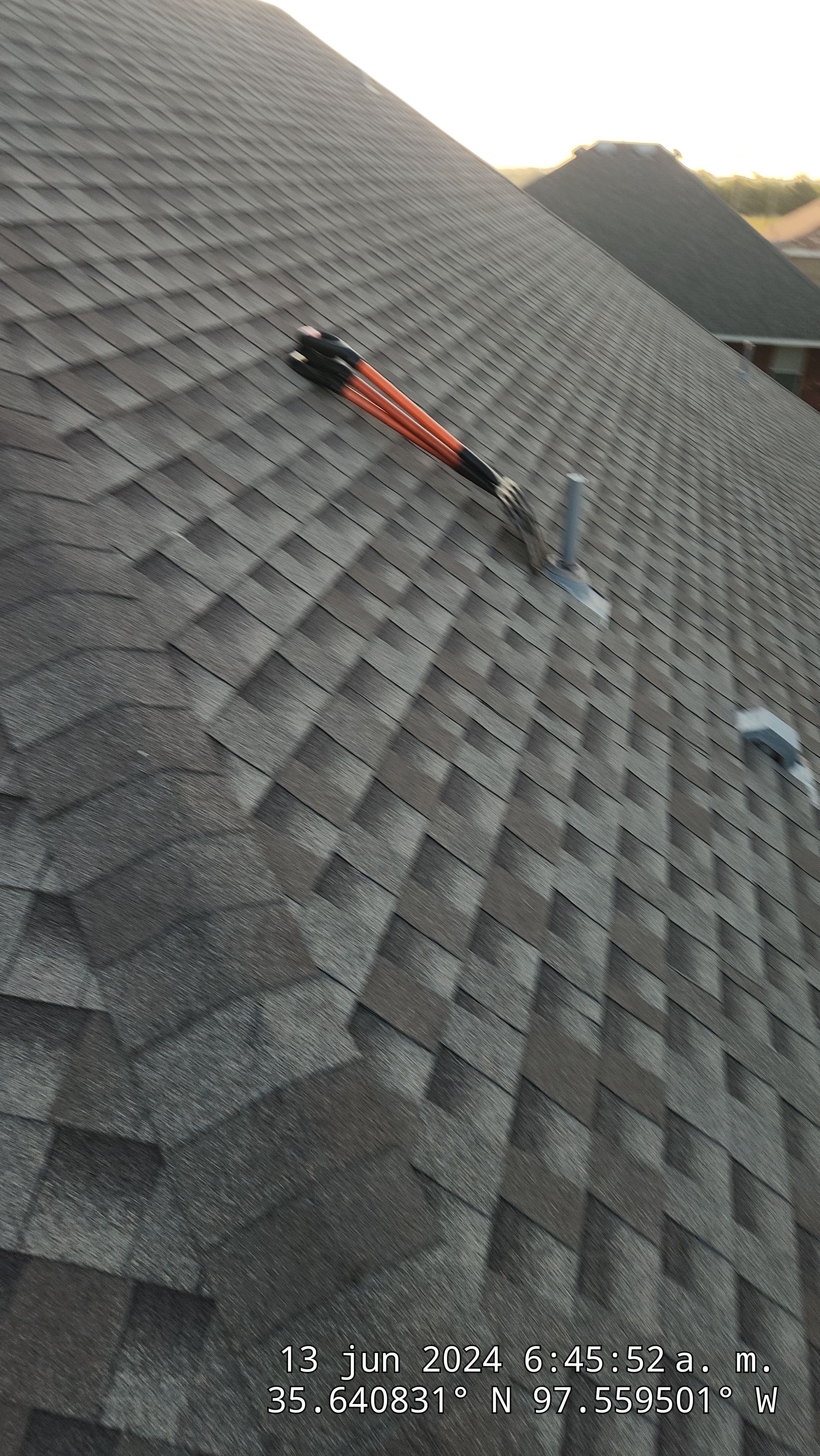 Reroof using GAF HDZ in Charcoal by Castillo Roofing