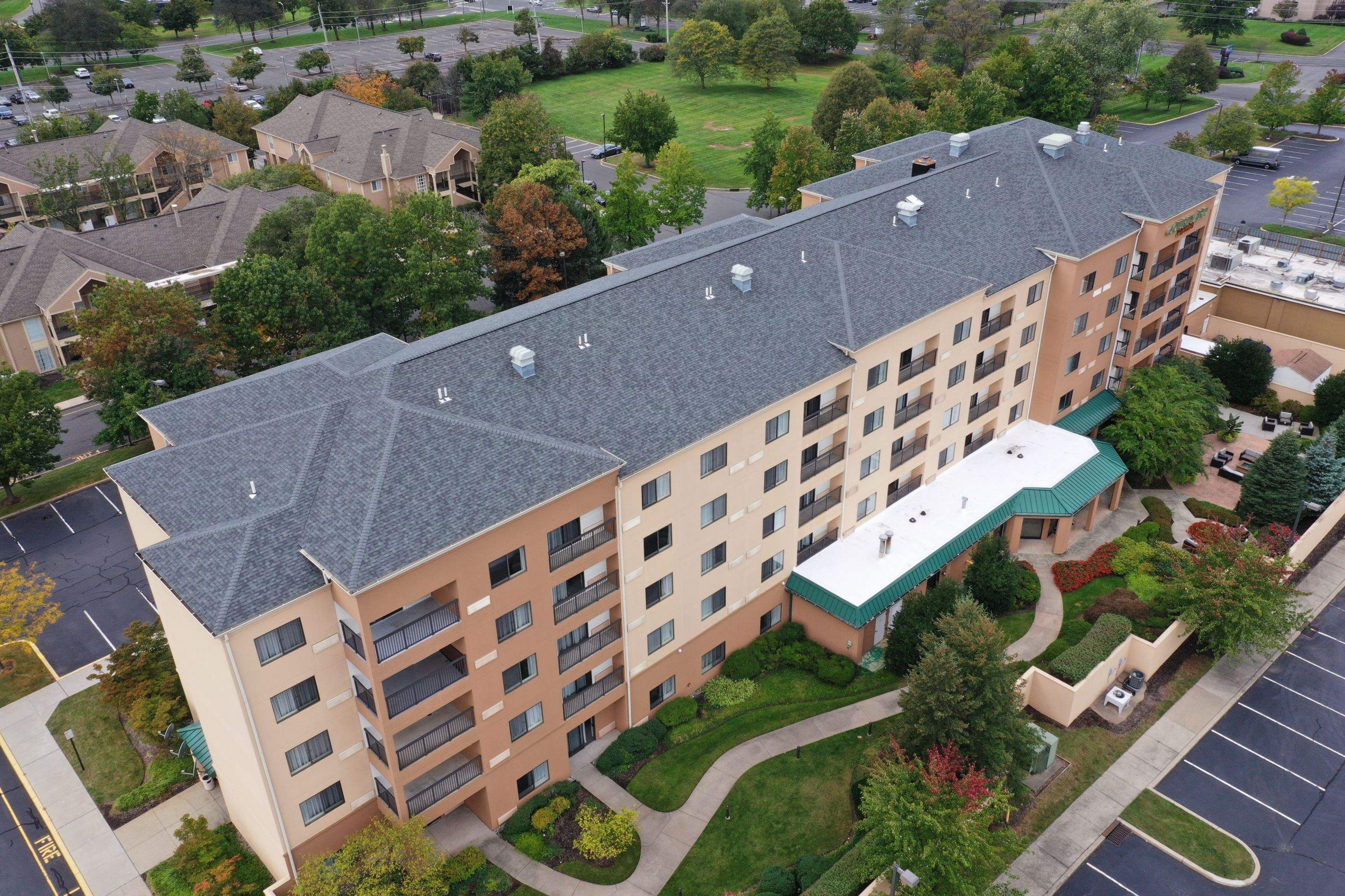 Commercial Roofing Installation using Owens Corning Duration by All Site Roofing