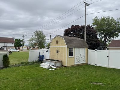Turtle Shell gutter protection installation in Lena, IL 61048, photograph 7