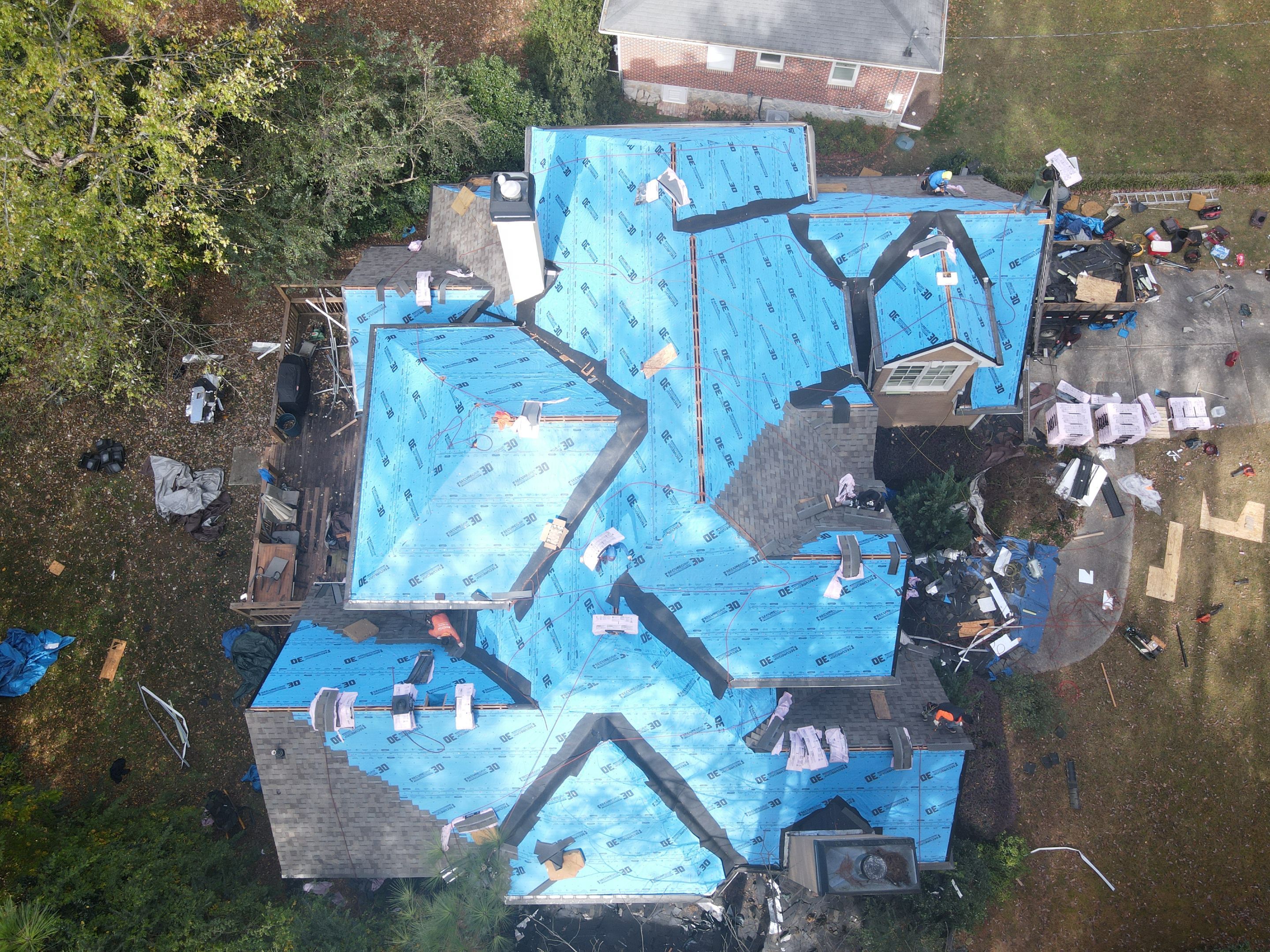 Residential Roofing Installation using Owens Corning by Inspector Roofing and Restoration