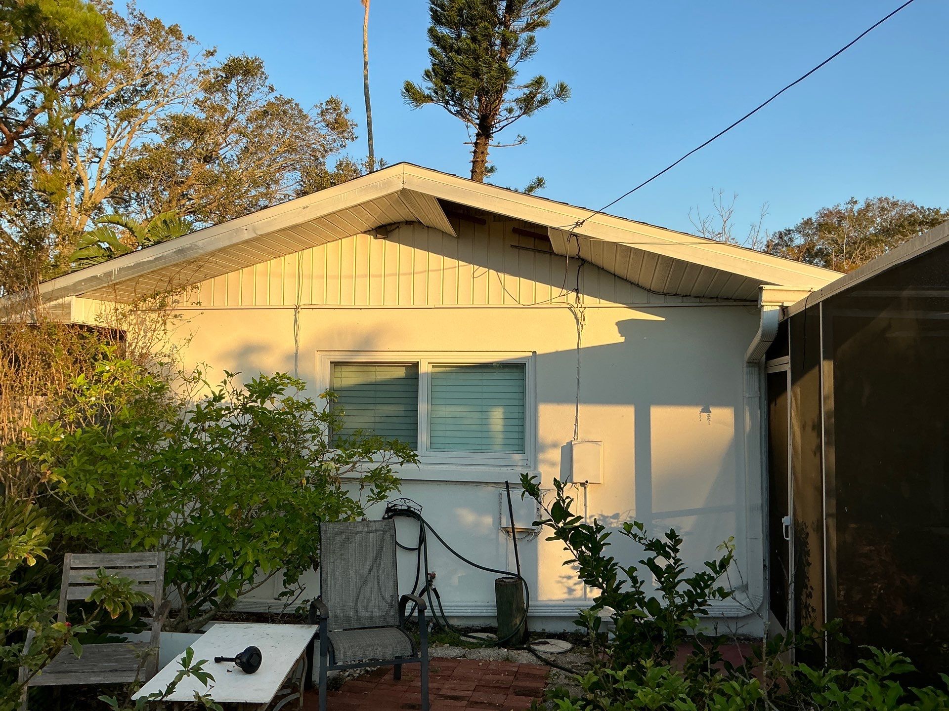 Soffit White Vinyl Installation FL by Gutter Professors