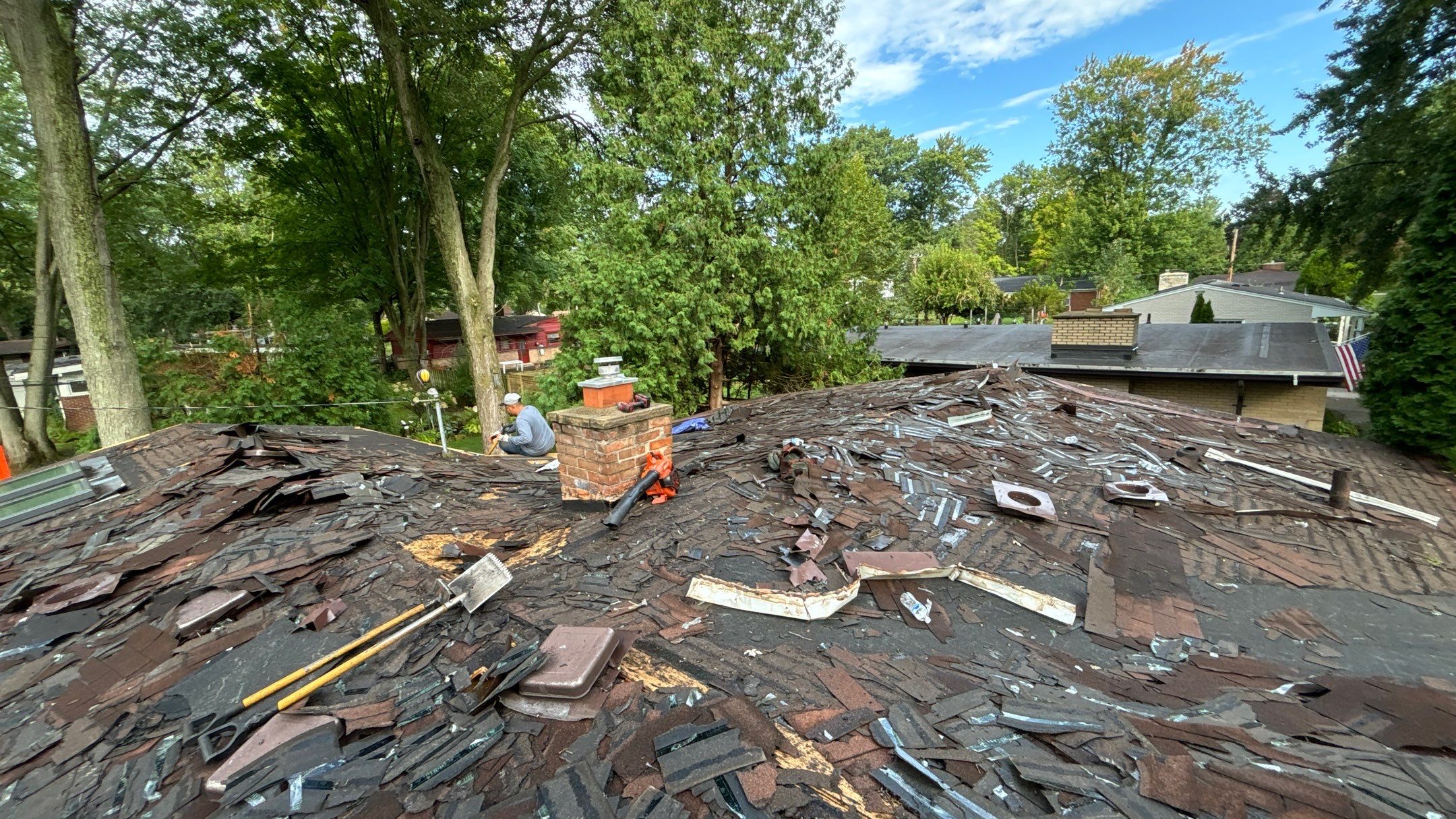 Roof Replacement using Owens Corning Duration by 180 Contractors