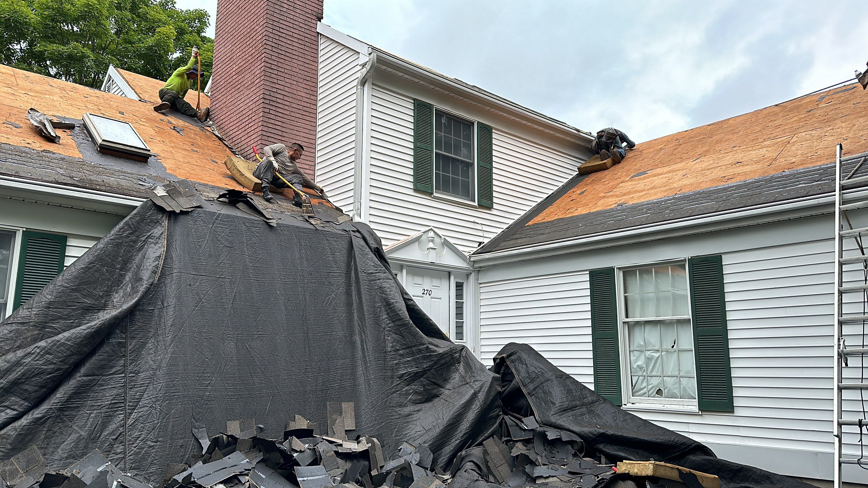Residential Roofing Installation using Asphalt Roof Shingles GAF by Home Concepts Construction