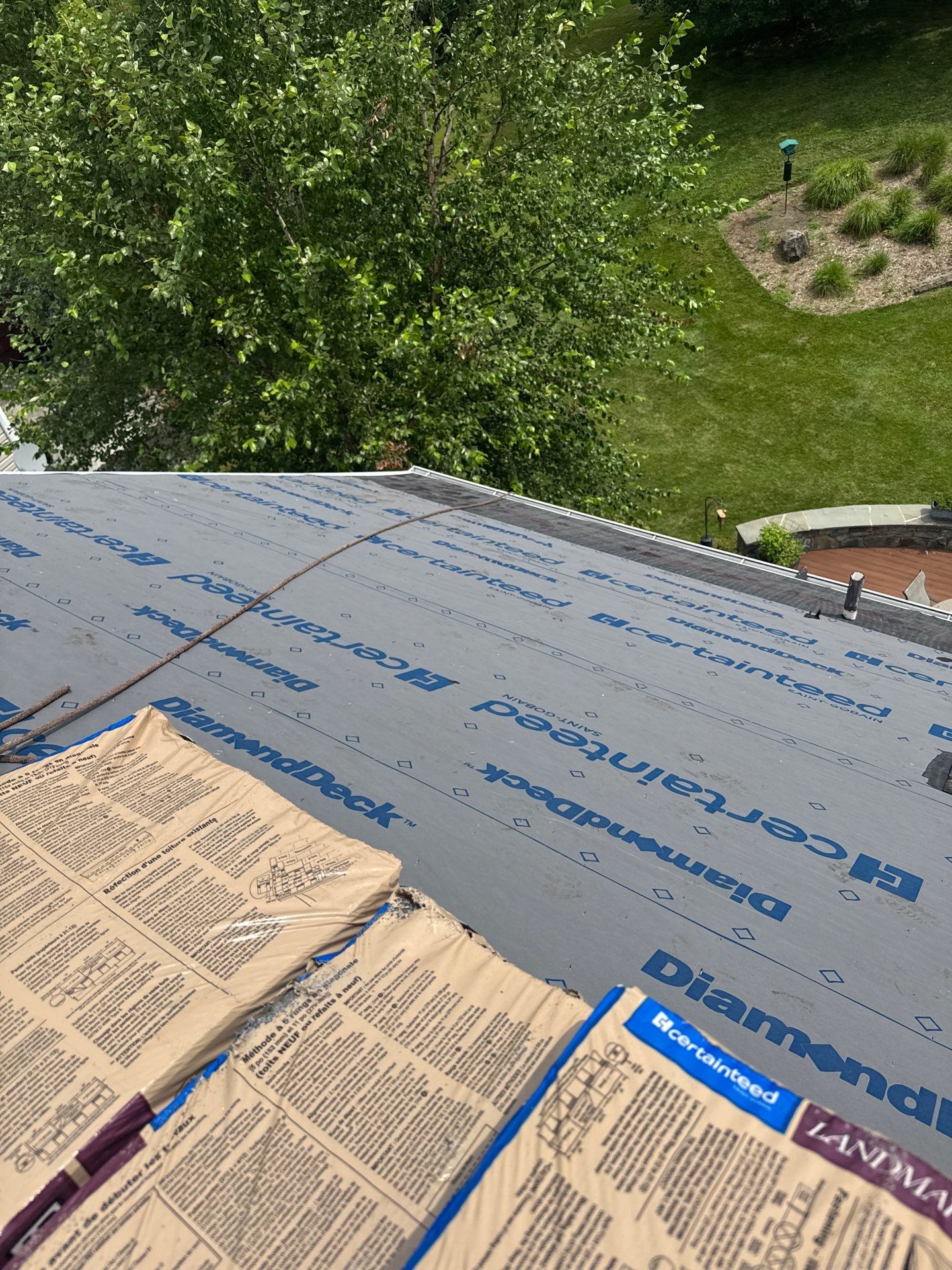 New Shingle Roof & New Gutters and downspouts with covers by Alpha Design Services