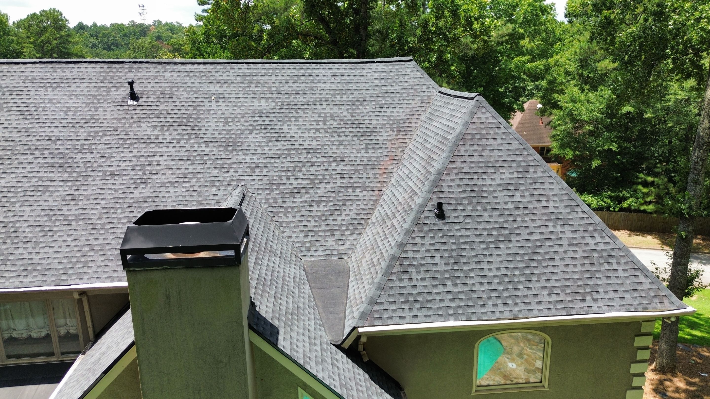 Stone Mountain, GA Roof Replacement GAF Timberline HDZ Charcoal by Reset Roofing