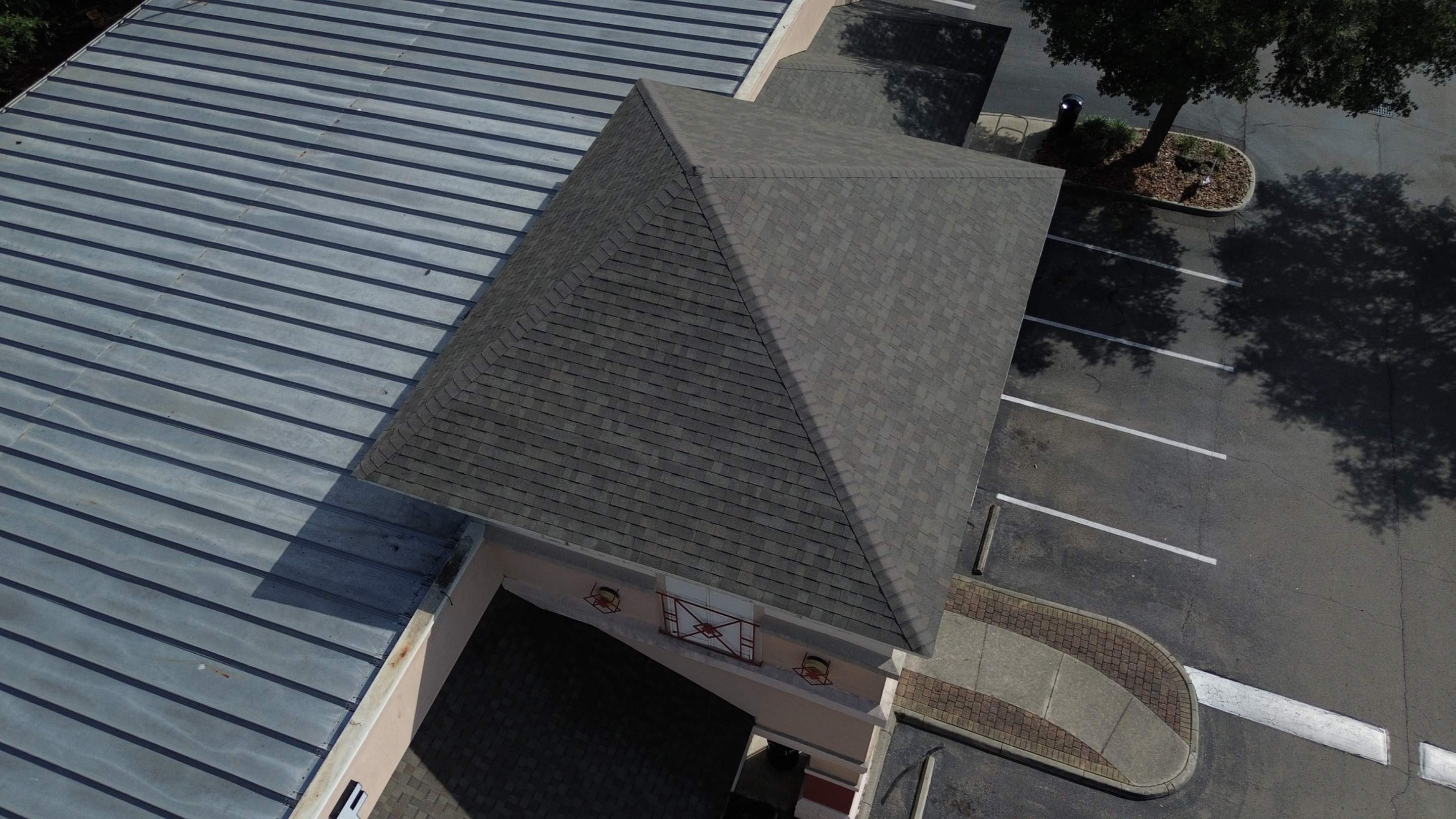 Reroofing a Commercial Building on Archer Road Gainesville, FL by Brehm Roofing
