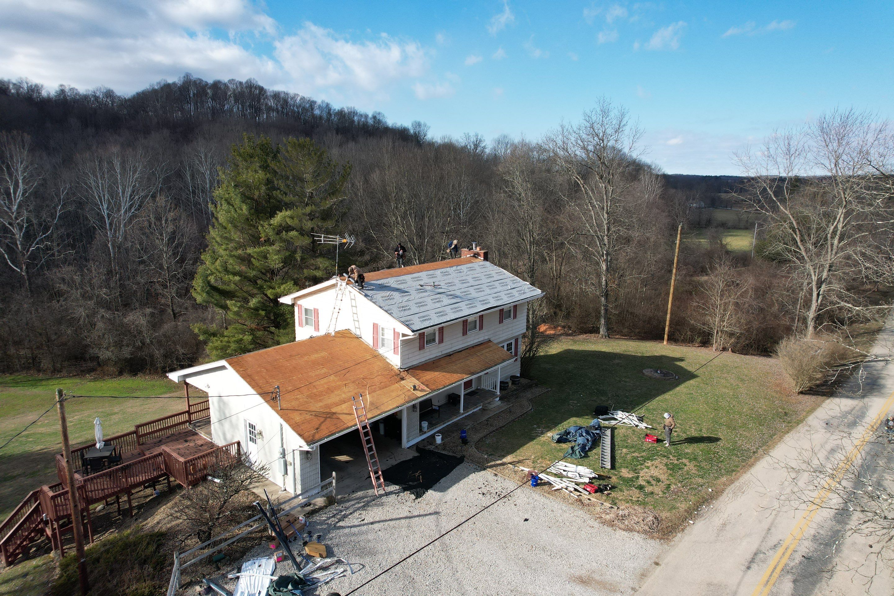 Residential Roofing Installation using Metal by Rainstoppers Roofing
