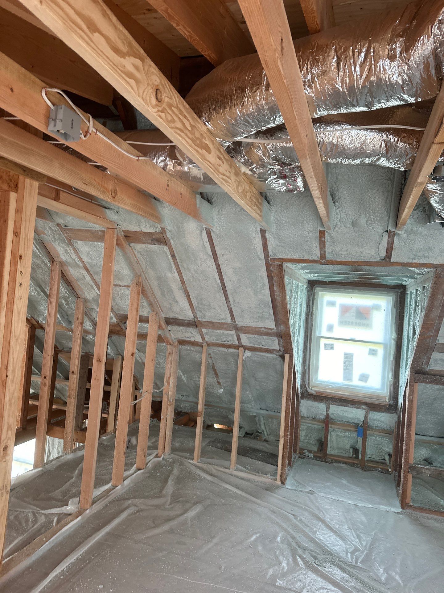 New Home Construction using Closed Cell Spray Foam by NYS Foam & Energy