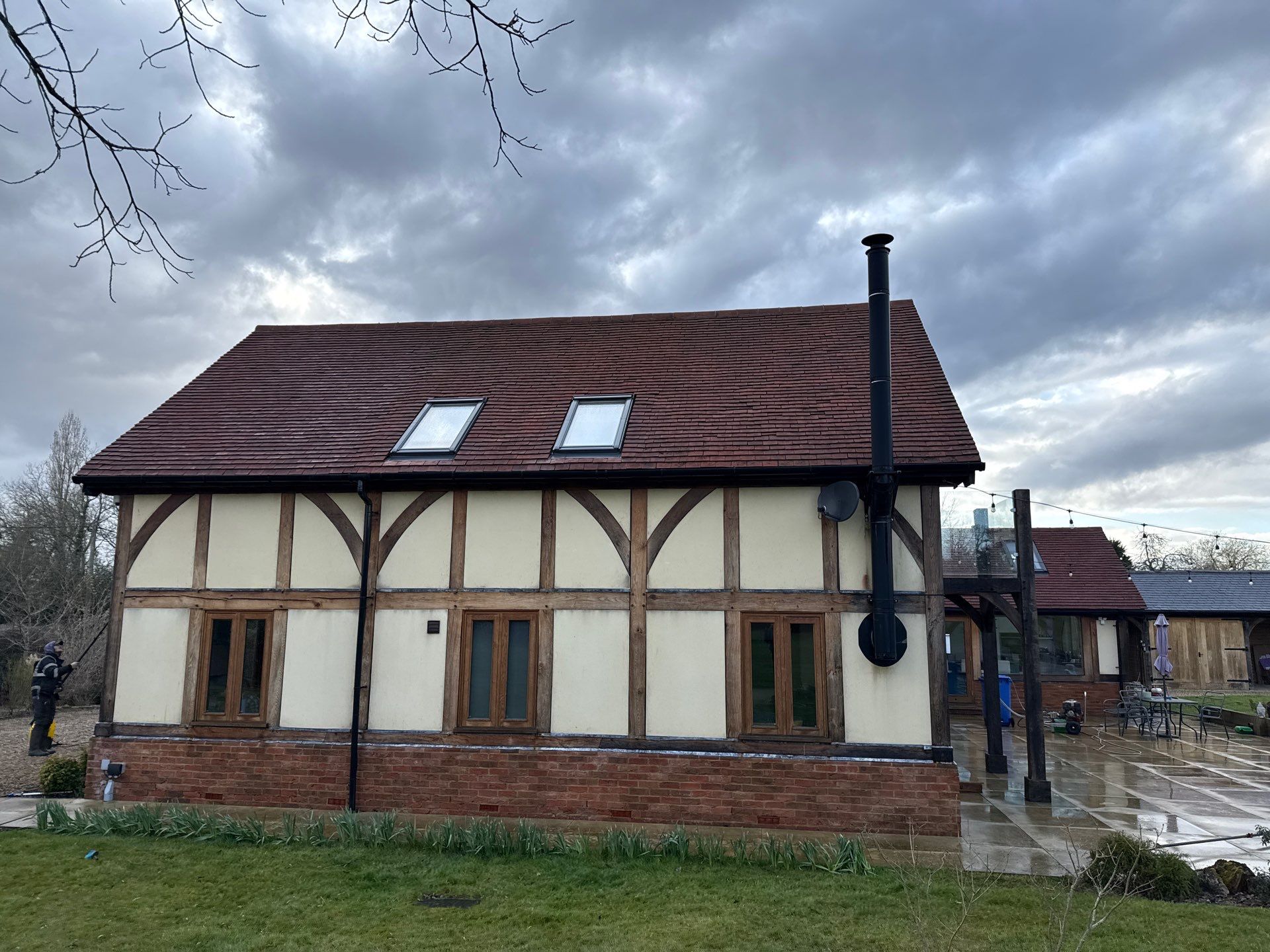 Roof Clean  - Moss Removal - Gutter Clean using Honda 15lpm Low Pressure Washing Machine by Ges Exterior Cleaning ltd
