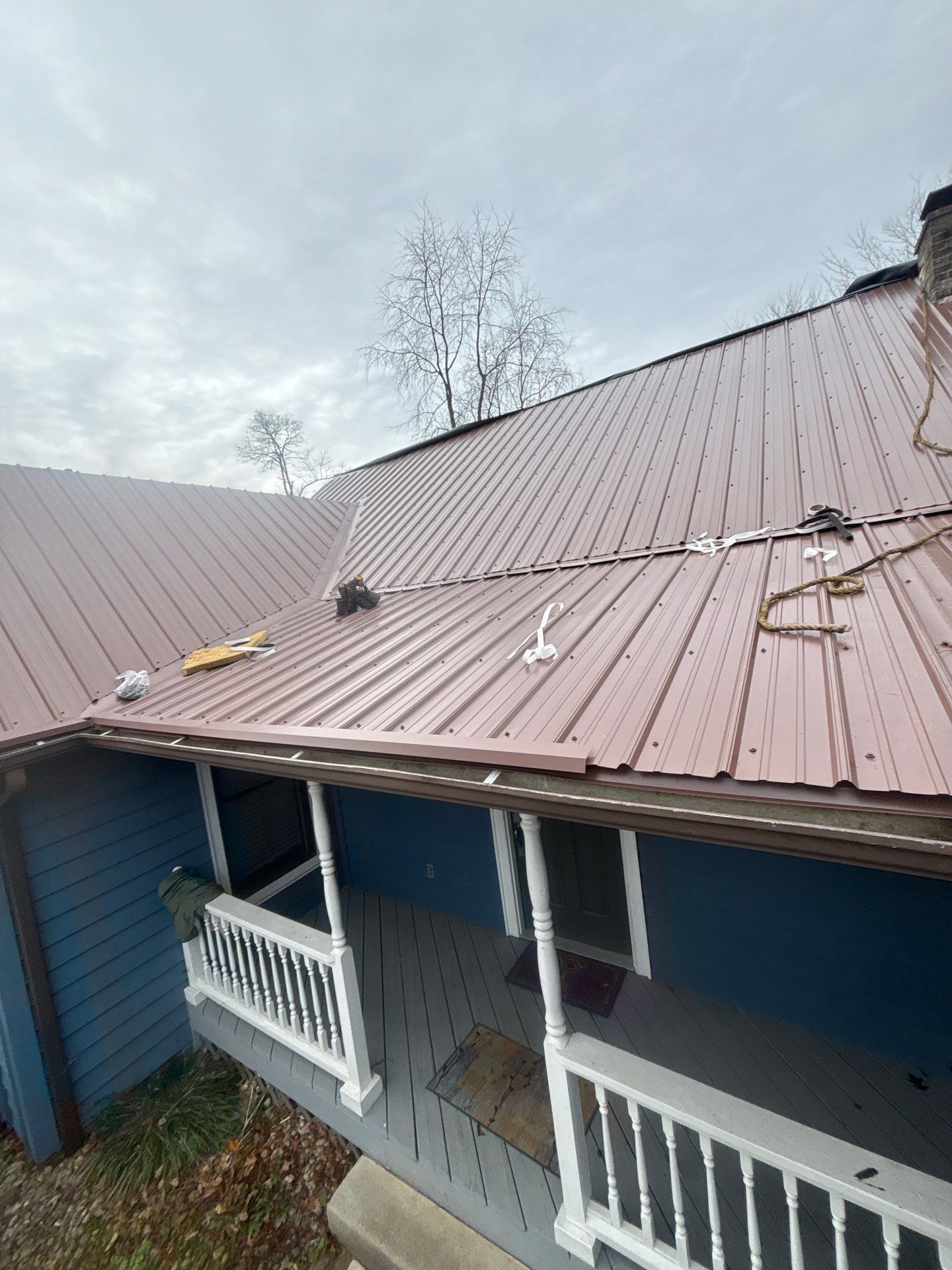Residential Roofing Installation using Metal by Rainstoppers Roofing
