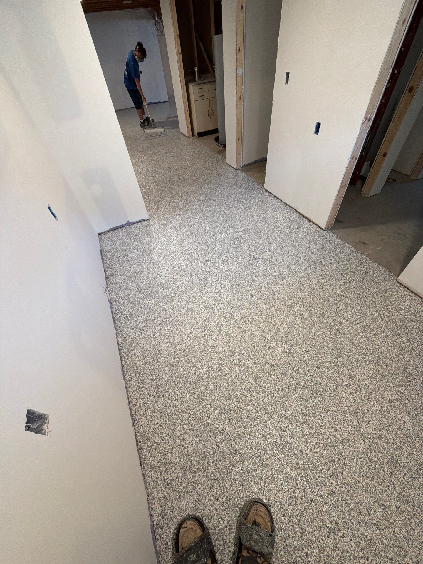 Basement Epoxy Floor Coating – Muskegon, MI by Gordon Painting