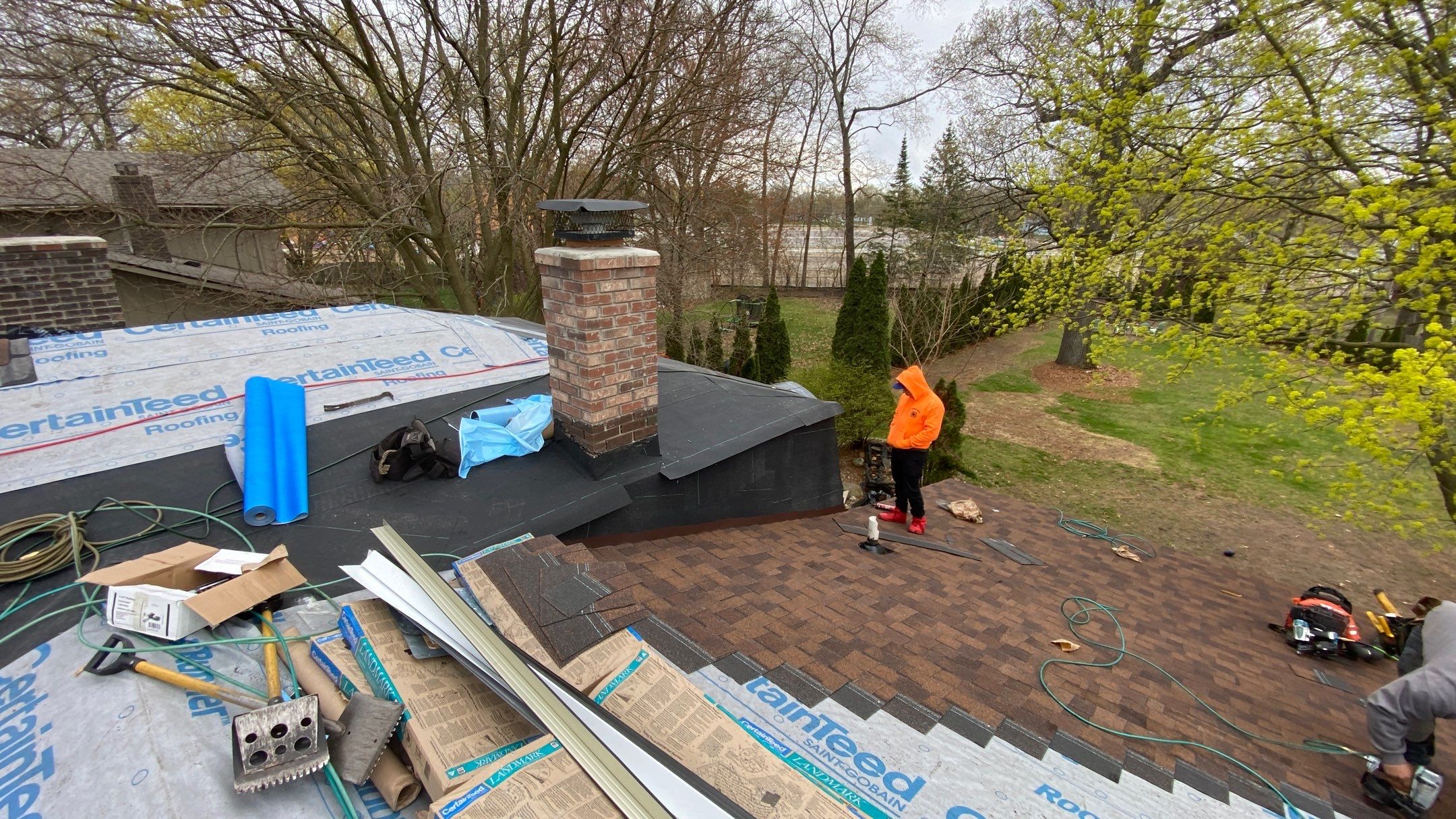 Roof Replacement using CertainTeed Landmark by 180 Contractors