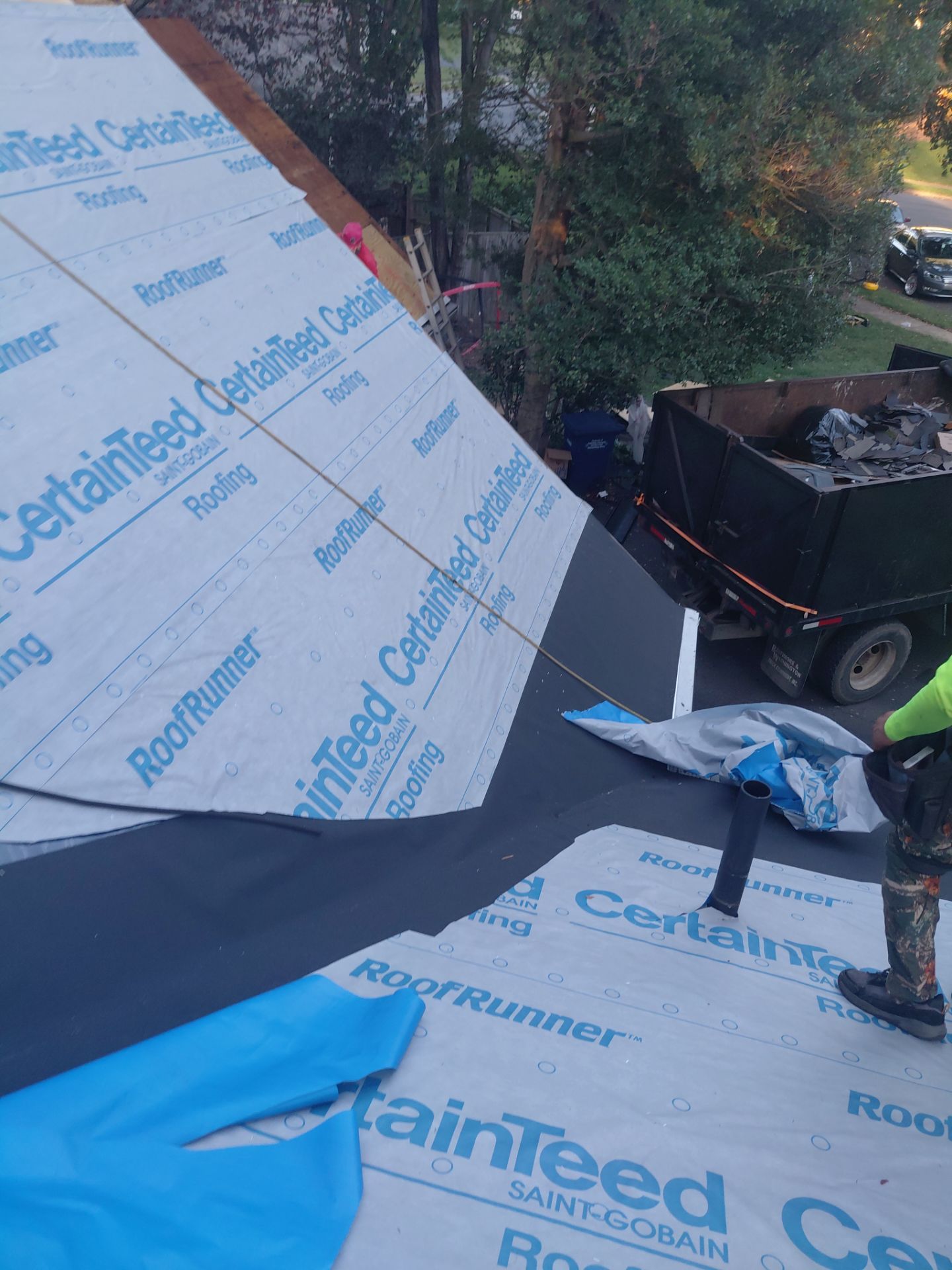 Falls Church: Residential Roof Replacement with CertainTeed Landmark in Moire Black  by RM Banning, Inc.