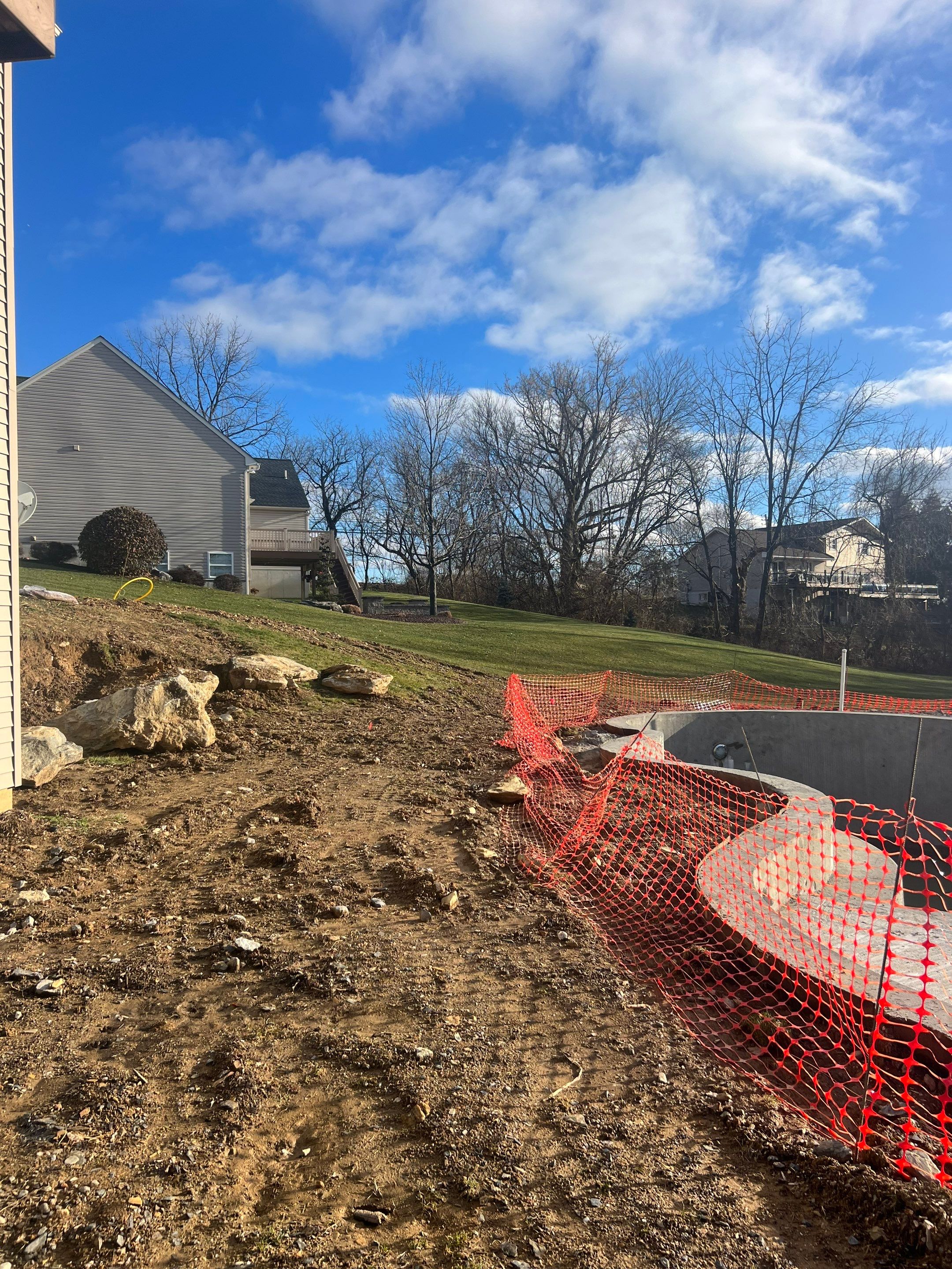 Stamped Pool Deck in Whitehall, PA by Architectural Concrete Design
