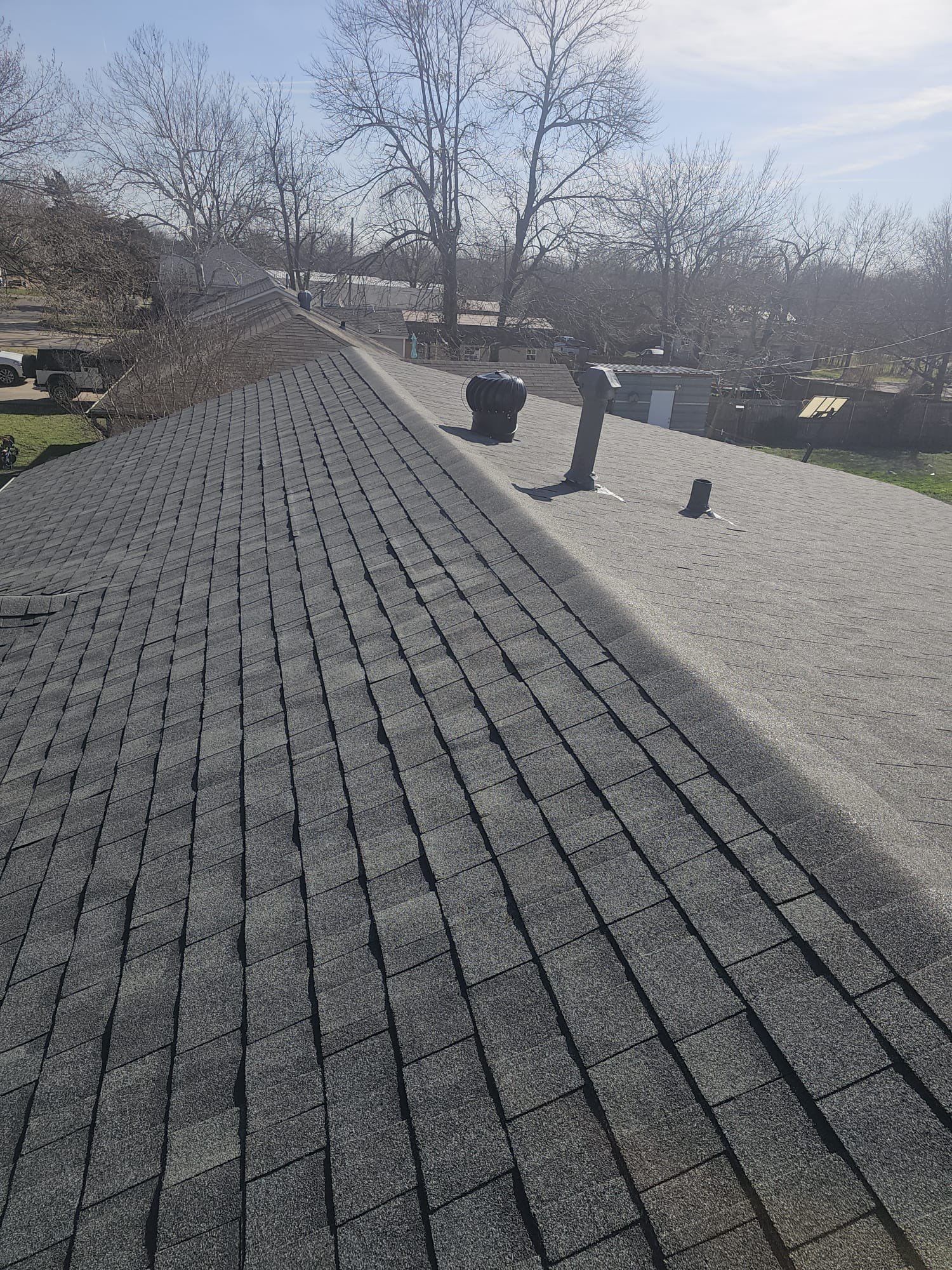 Storm damage restoration project by In & Out Construction & Remodeling, LLC