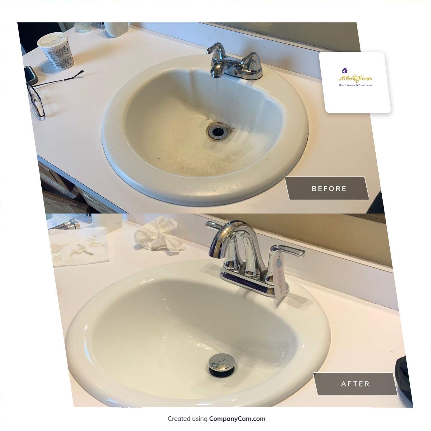 Bathroom Sink Install using Sink by A1 NERDY HOMES LLC