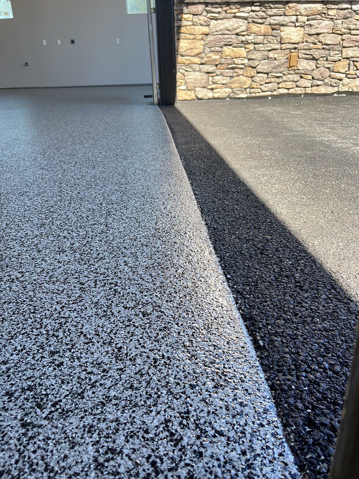 Garage Transformation using Domino by Croc Coatings, LLC