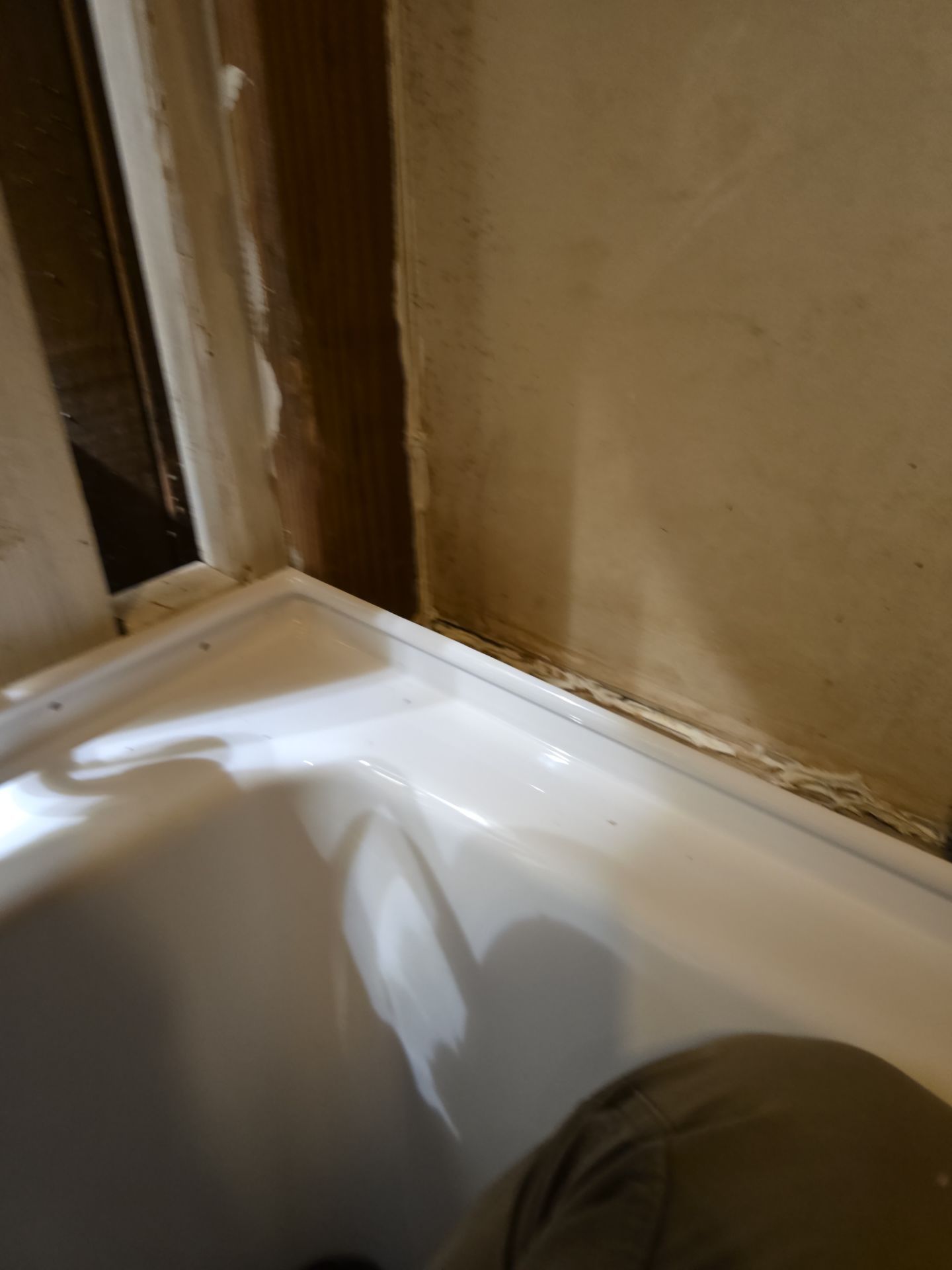 Shower Tub Installation with Underground Plumbing by Us Plumbing 