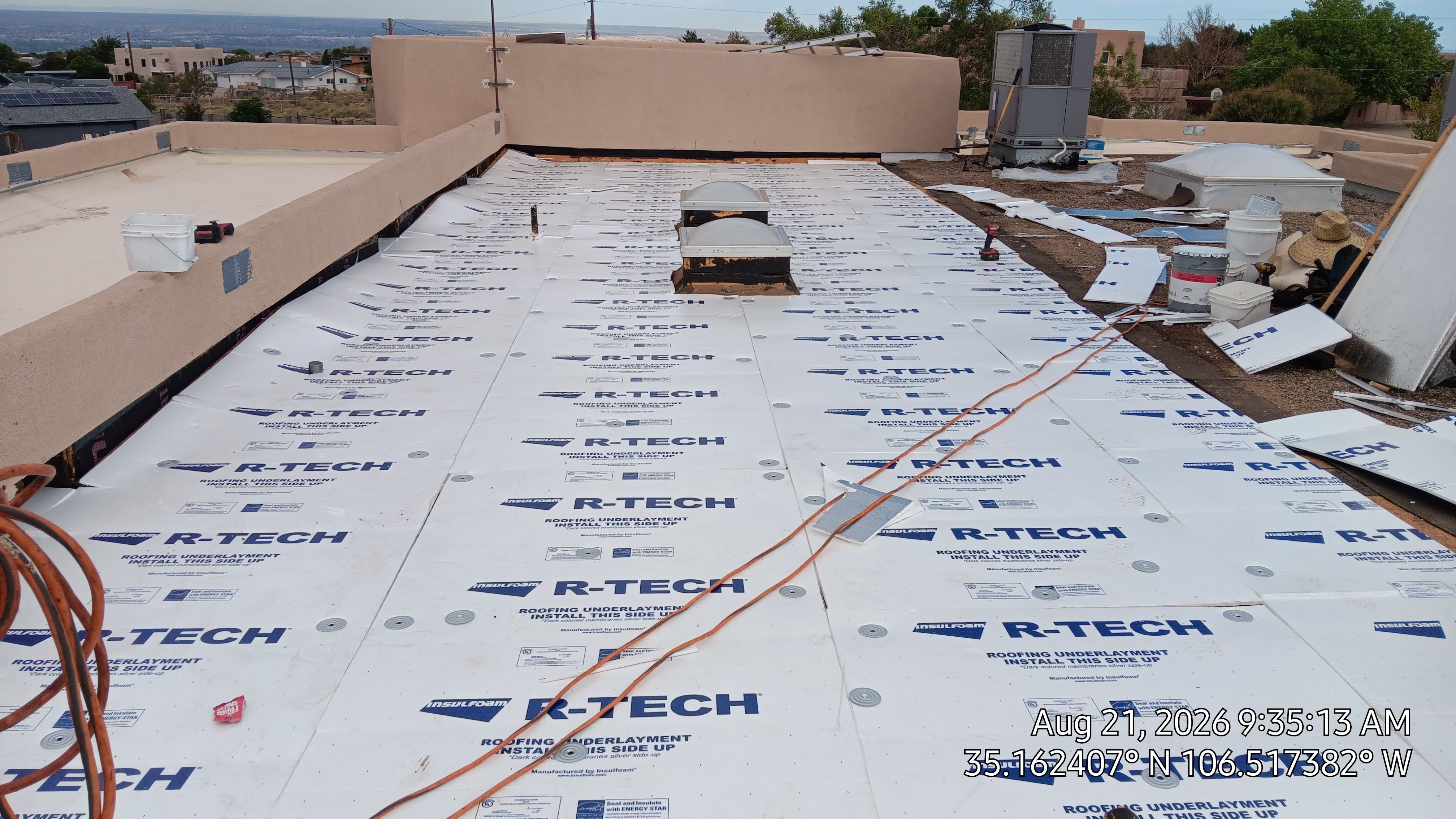 TPO Roof Replacement and Wood Repair in Albuquerque by Doyle Roof Masters Inc