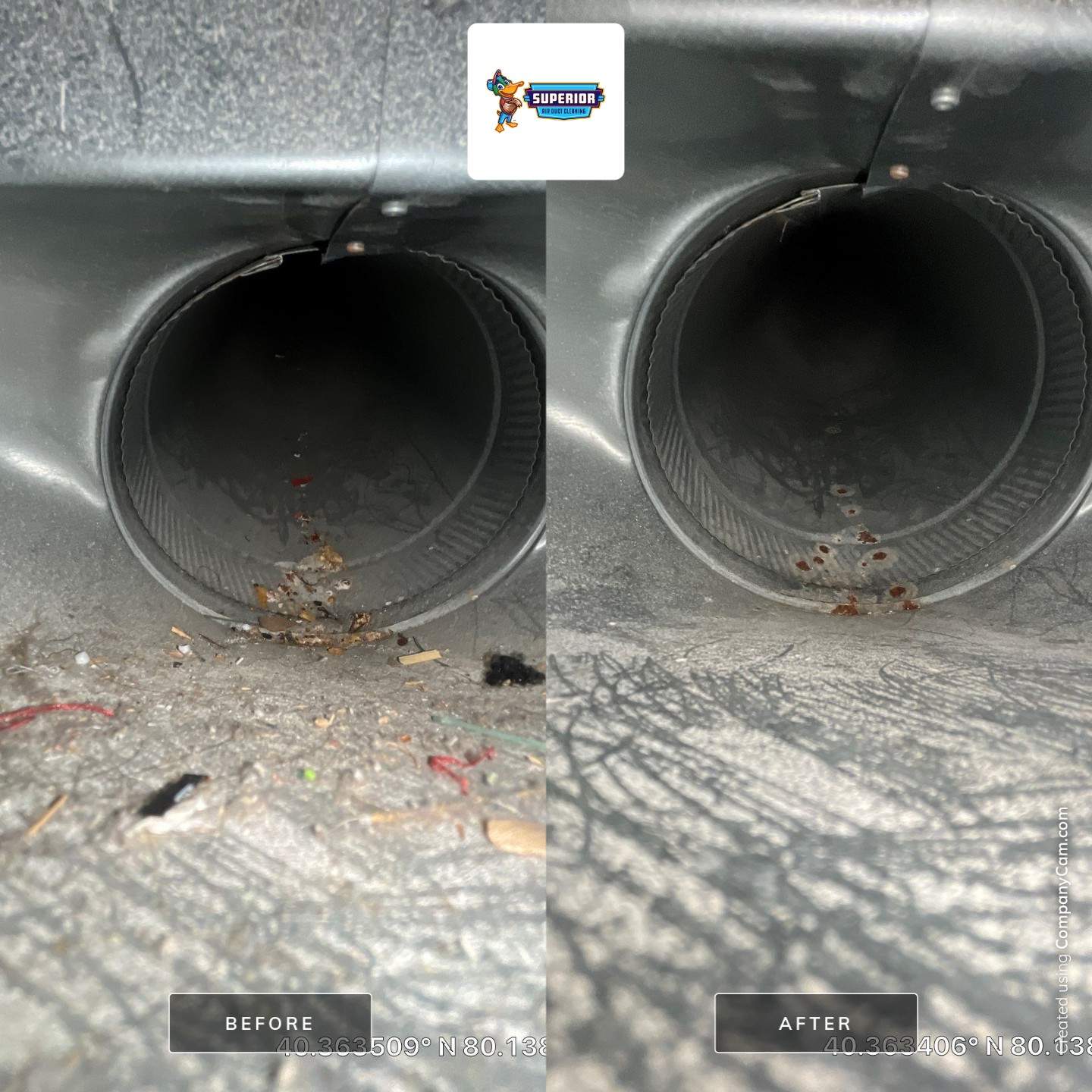 Air Duct Cleaning With a Vacuum Truck in McDonald, PA by Superior Air Duct Cleaning