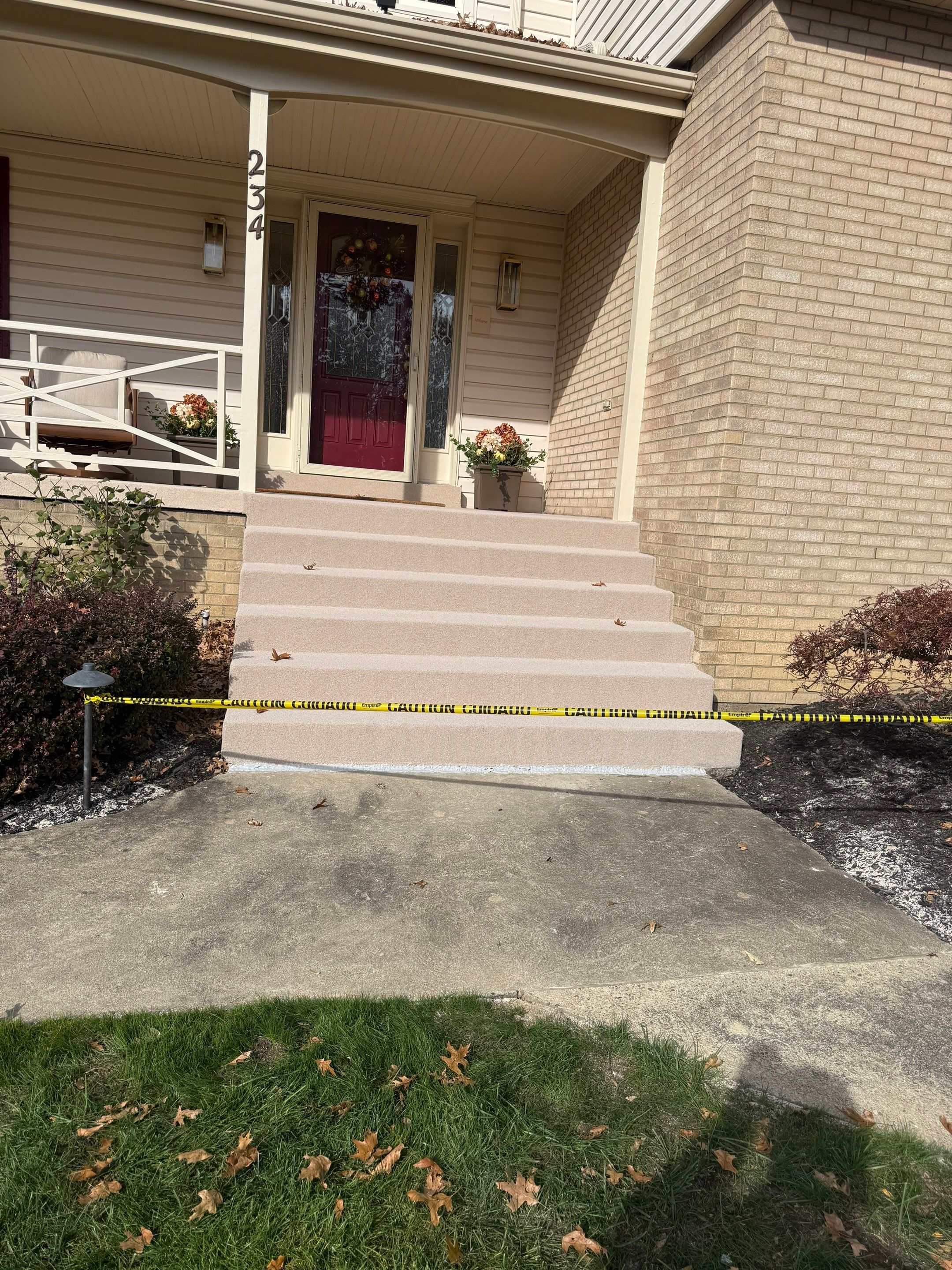 Porch, steps and Garage Project in Crafton by Floors in a Day, Inc