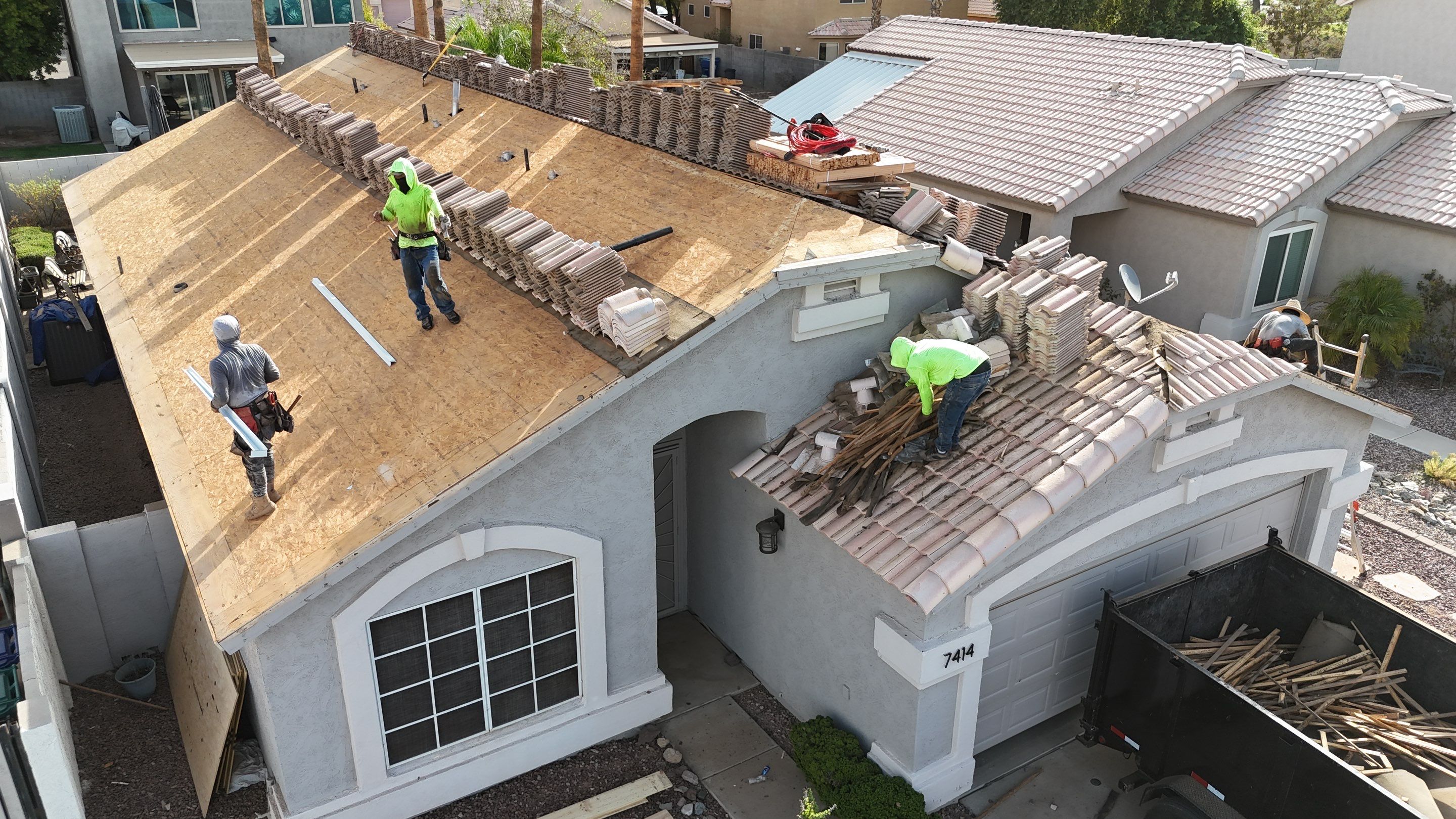 Project in Mesa, AZ by Saint Roofing