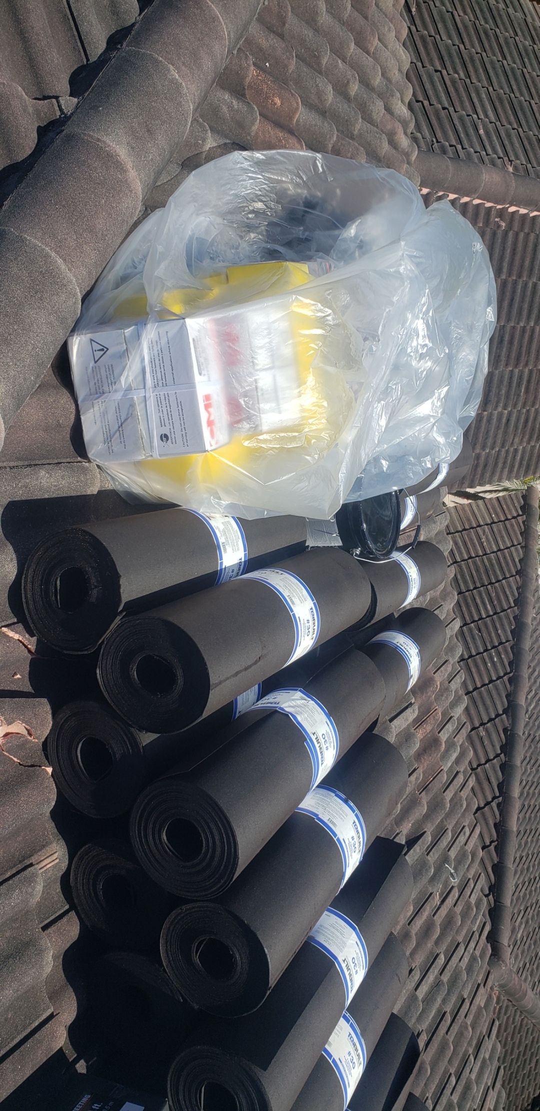Residential Roofing Installation using 1" Nail strip metal roof by BLUES BROTHERS ROOFING