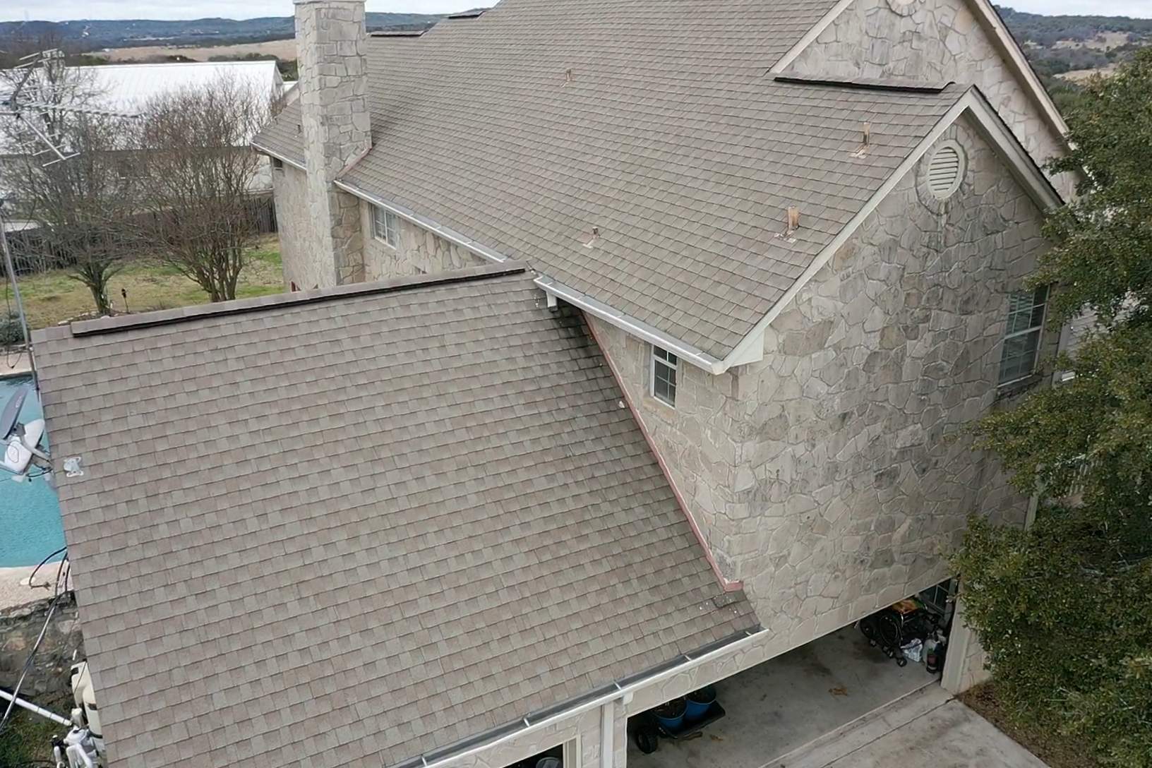 Residential Metal Roof Installation using McElroy Metal by Premier Roofing and Contracting