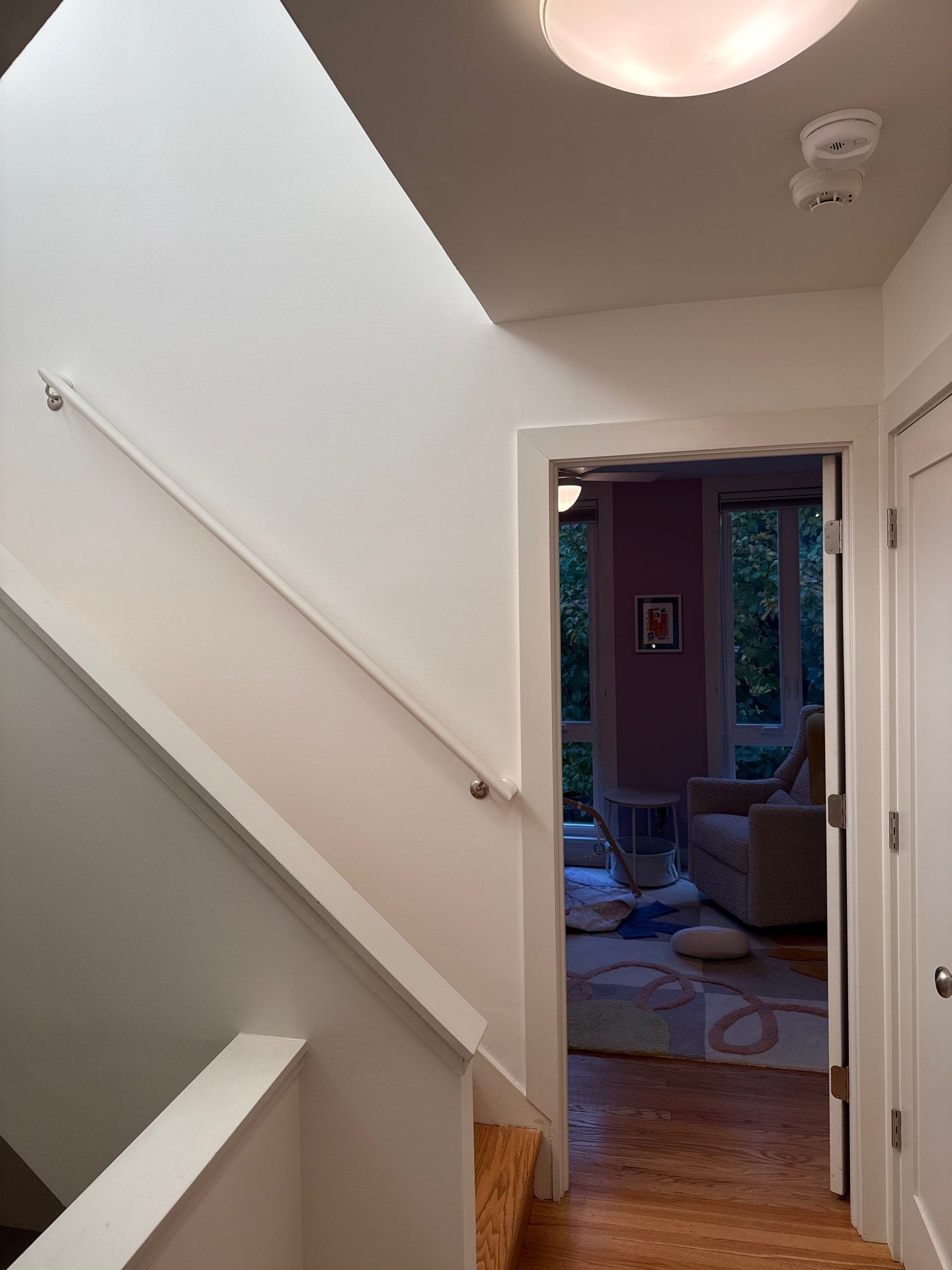 Living Room and Stairwell Refresh in Society Hill by Groovy Hues
