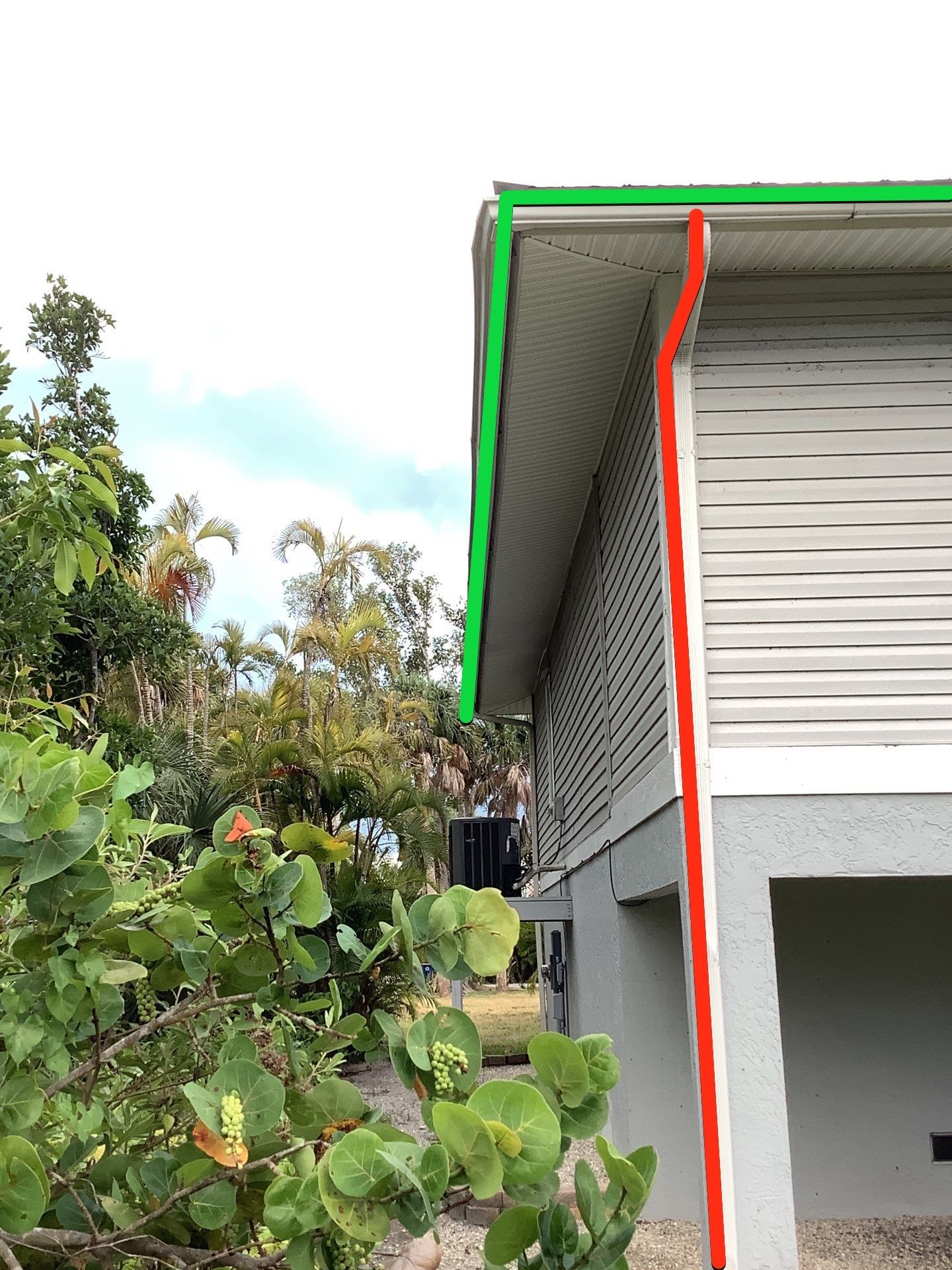 New Gutter After Fascia Repair in Sanibel FL by Gutter Professors