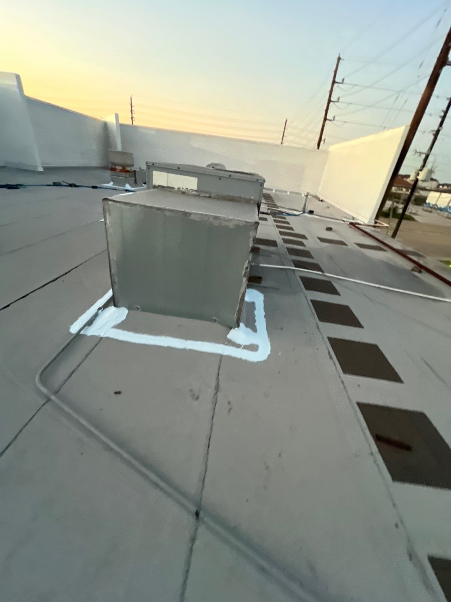 Commercial Roofing Repair using Customer requested products by Roof Repair Company