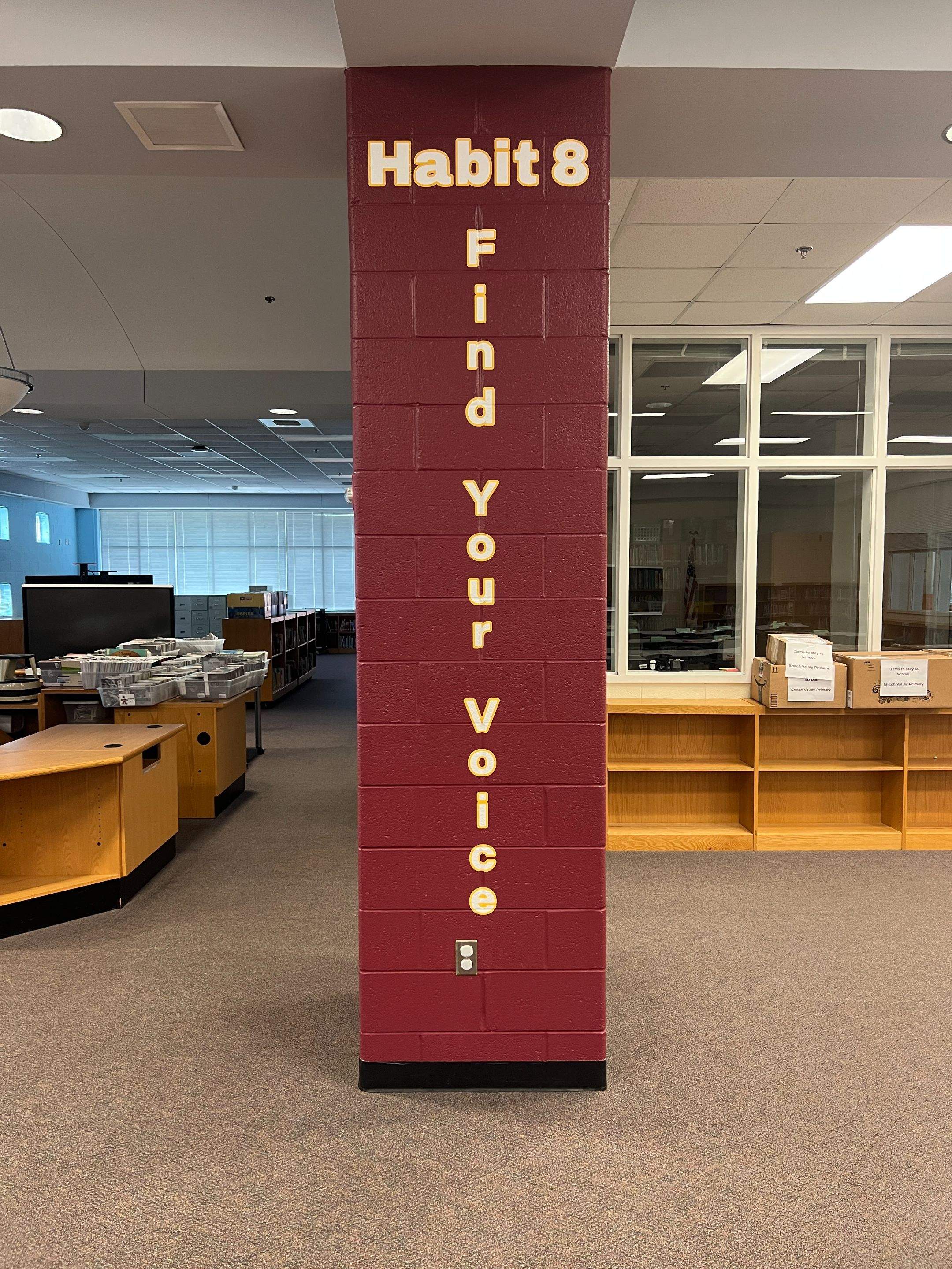 Shiloh Valley Primary School - Media Center Vinyl Graphics by QC Signs and Graphics