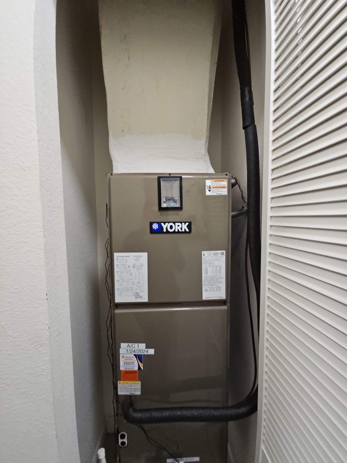 SOME REPLACEMENTS by CARVAJAL A/C MECHANICAL CORP