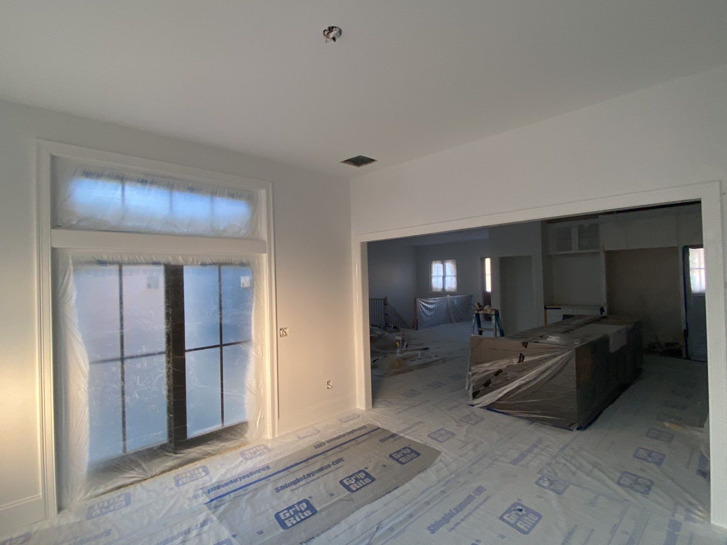 Interior Painting using Snowbound White  by EXCELLENCE | CARTO