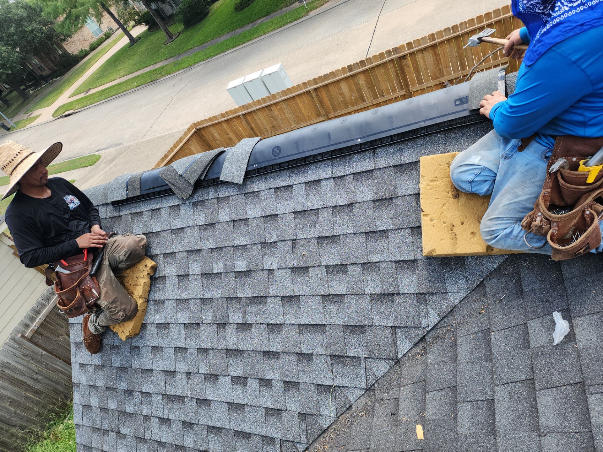 Residential Roofing Repair using Owen's Corning Duration (Lifetime) Shingles by Roof Repair Company