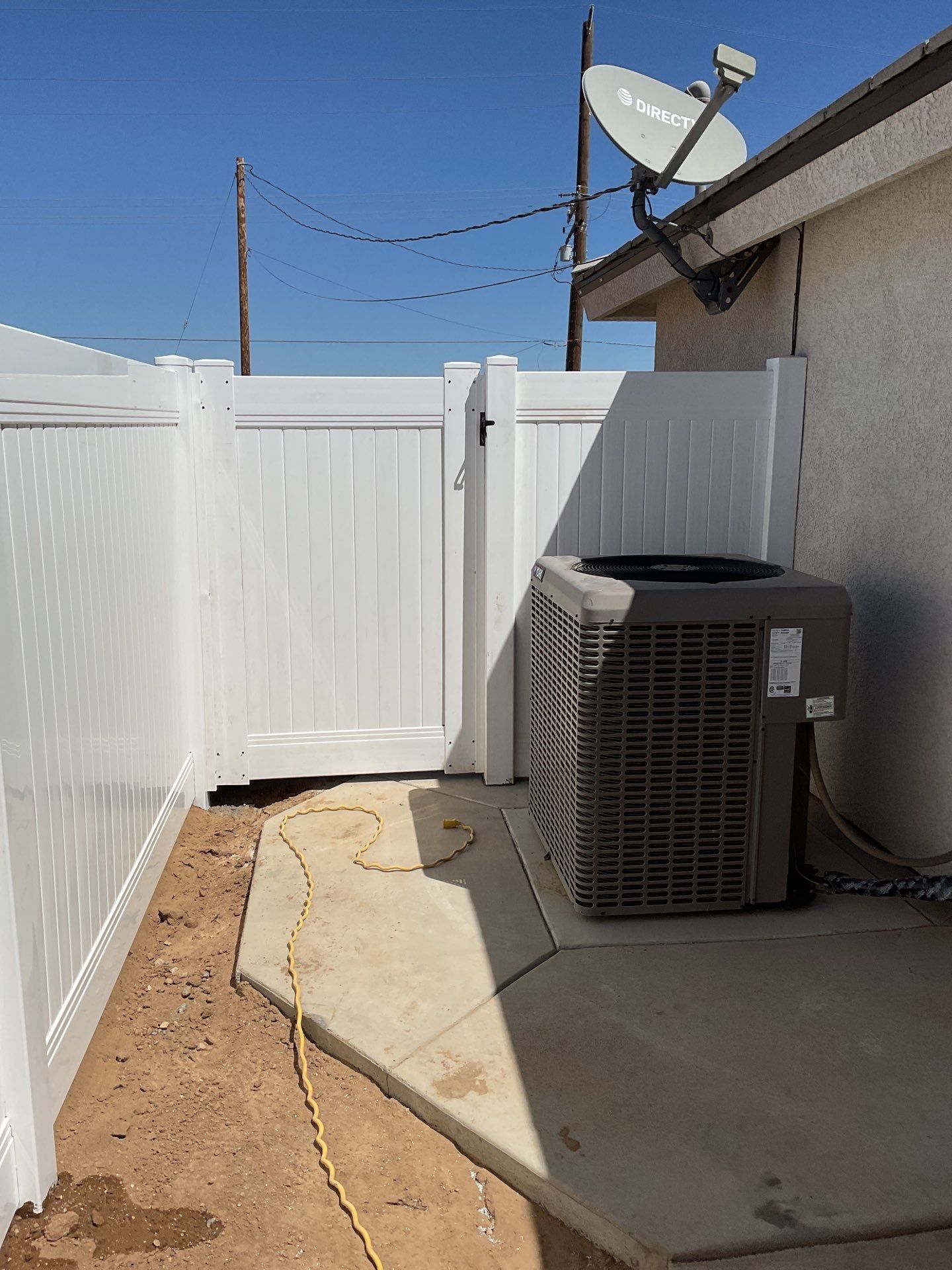 Fence Installation using Vinyl by Fence Guys Inc. 