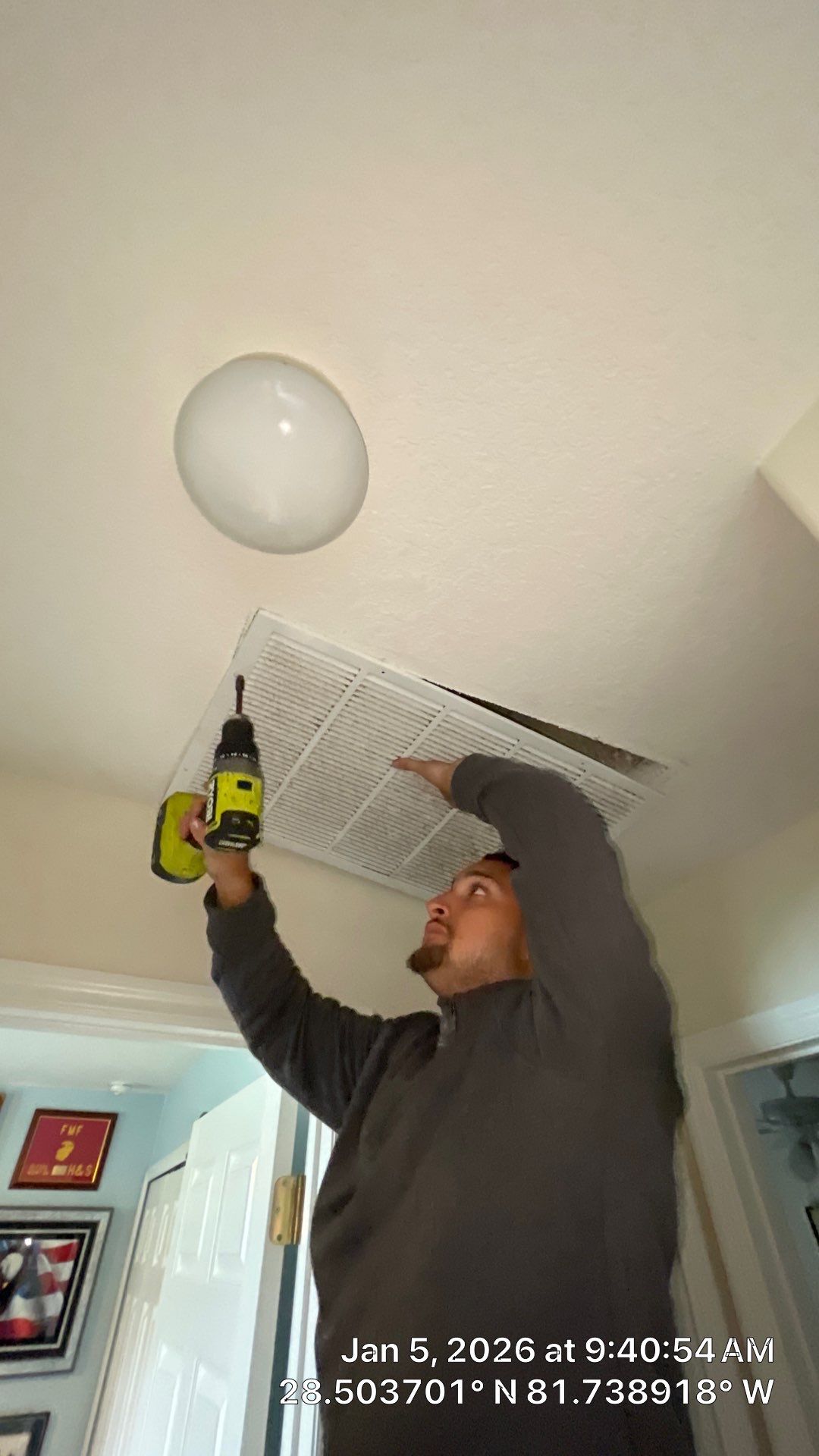 Air Duct and Dryer Vent cleaning in Clermont by Hygienic Air, Inc