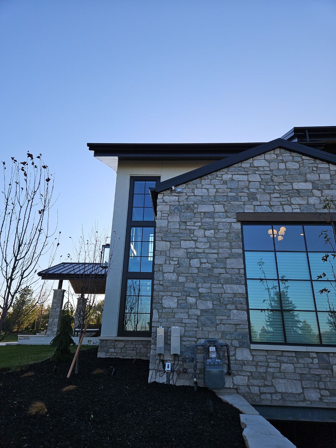 Stunning Custom Home with Davinci Province Shingles by White Castle Roofing