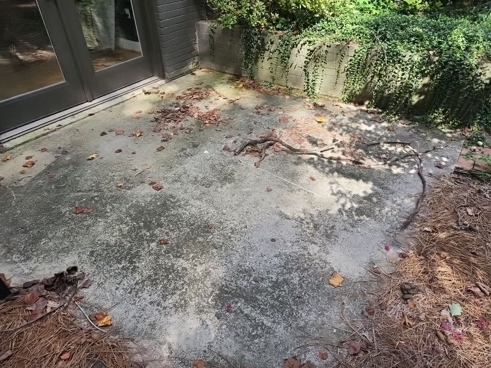concrete Clean using cleaner by G&H Home Tech Pros LLC
