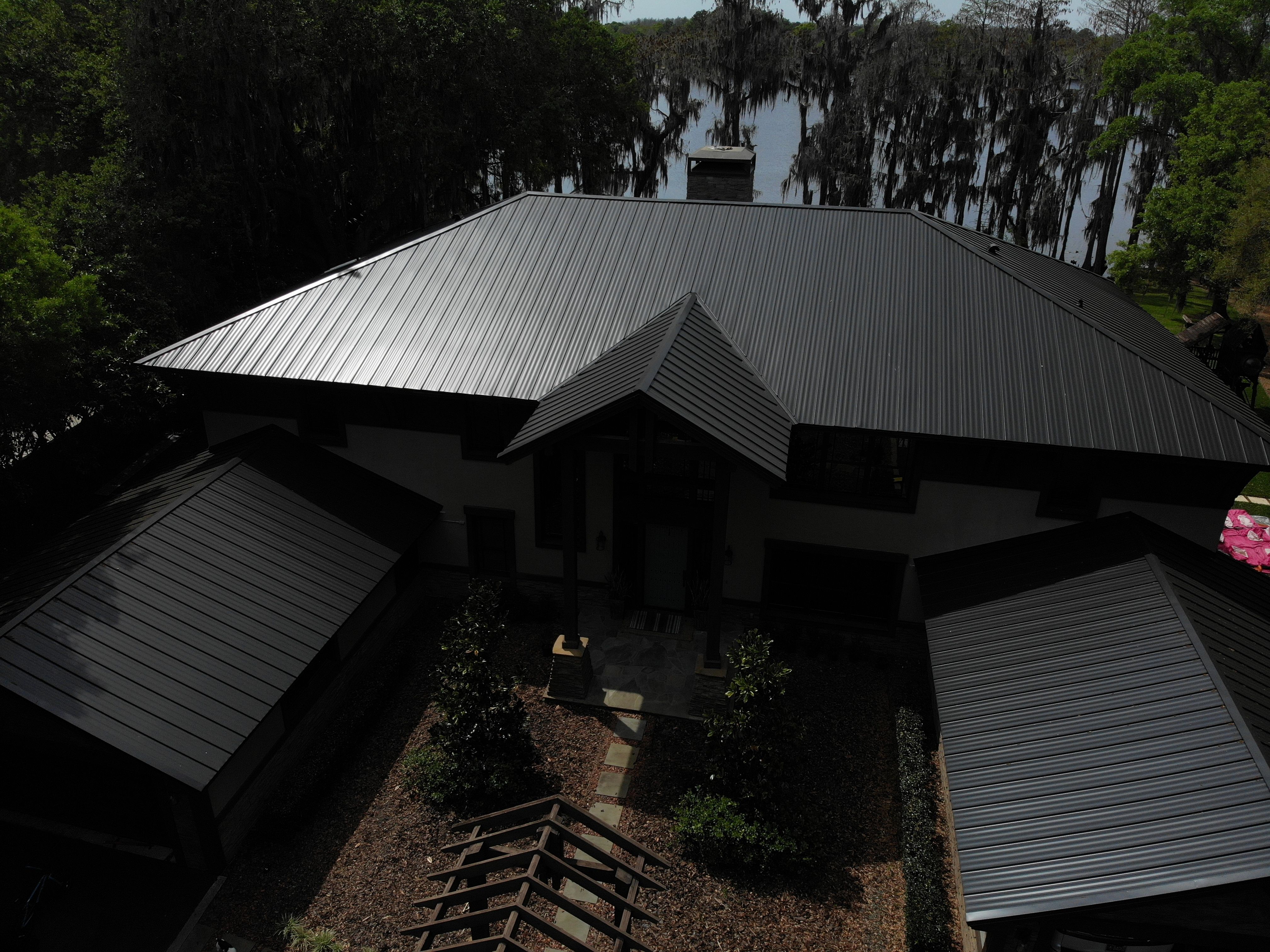 Residential Standing Seam Install in Odessa Florida by International Roofing