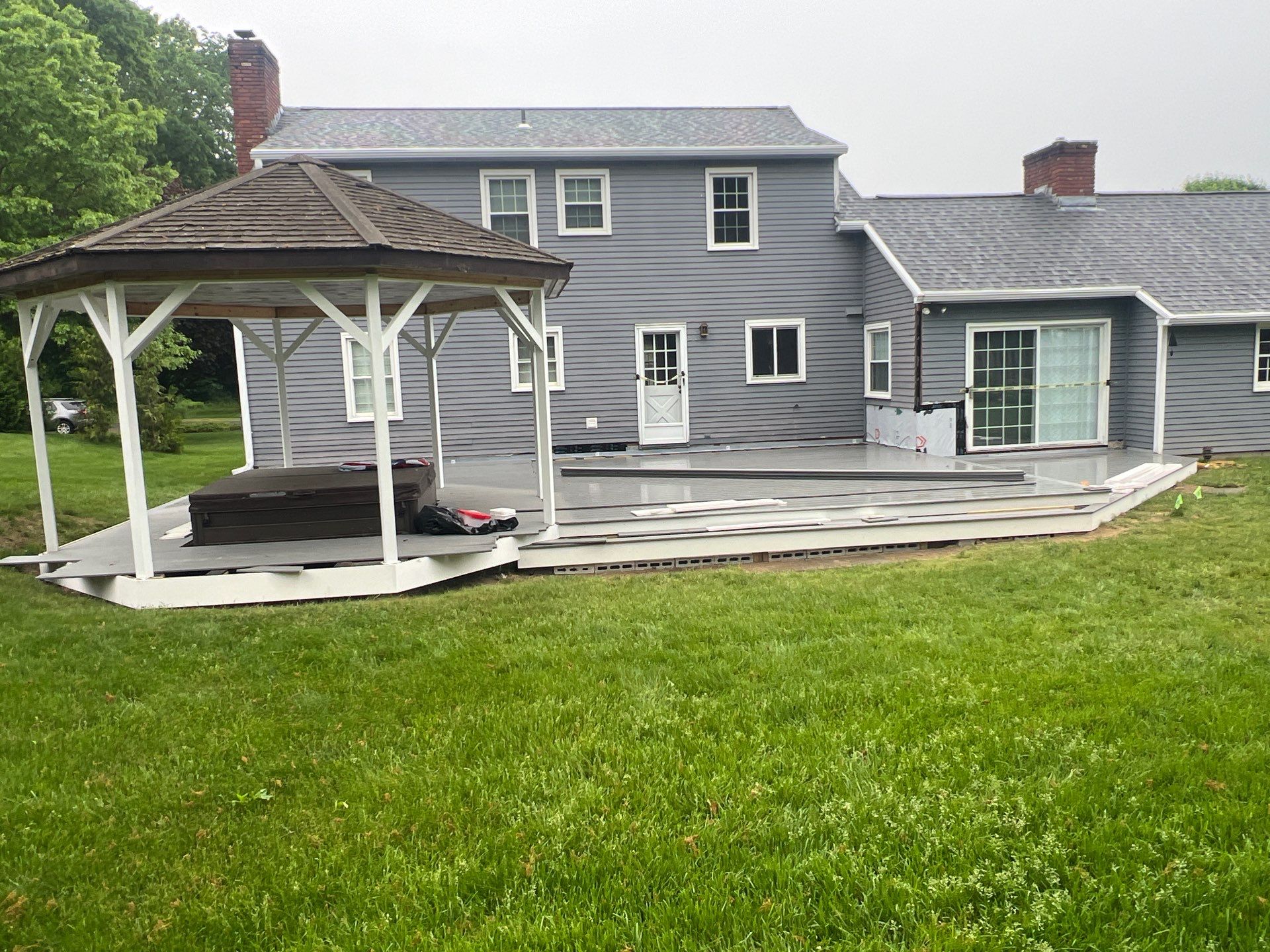 Deck Repair using Trex Select Decking by Chagnon Building & Remodeling LLC