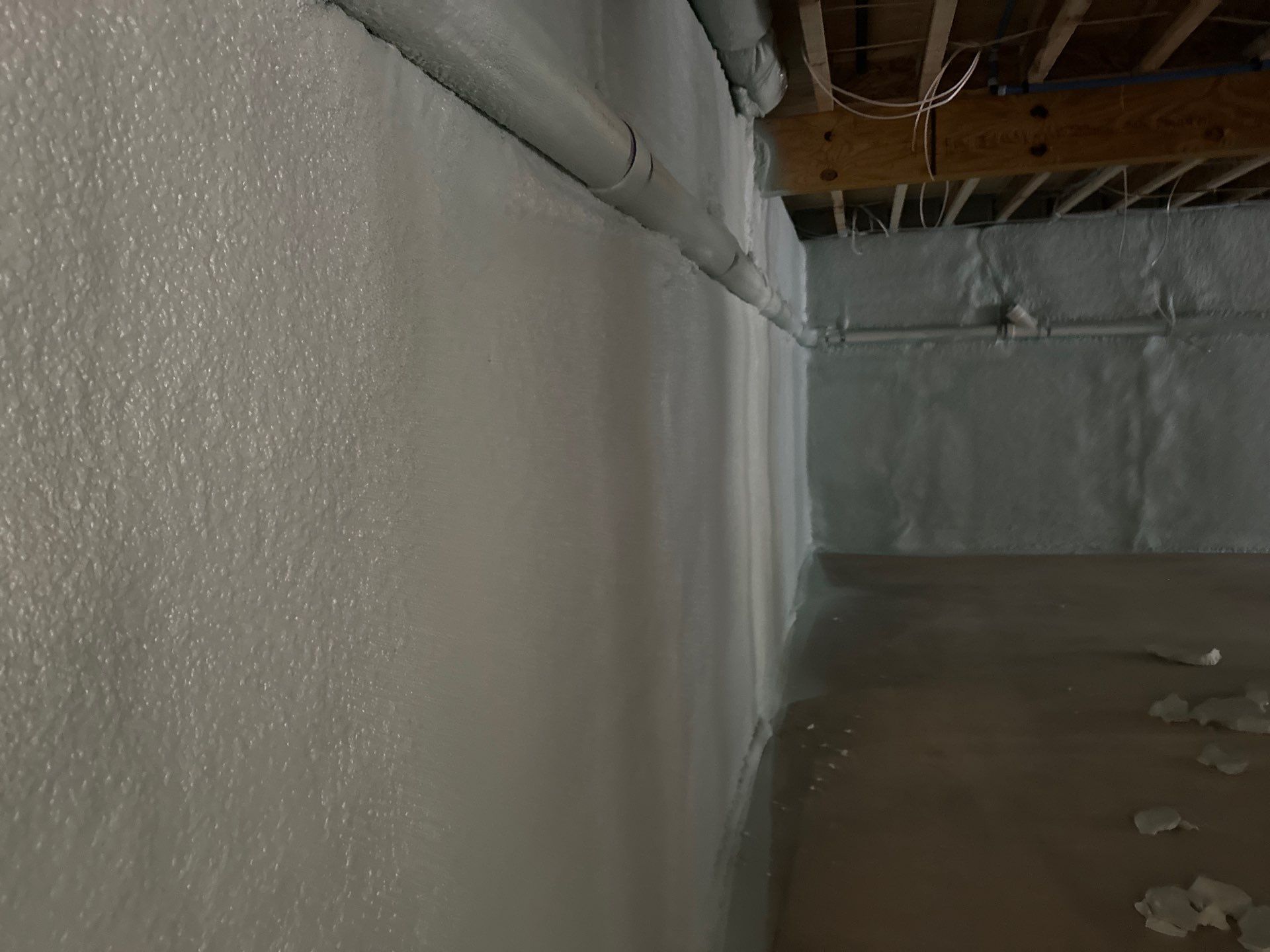 New Home Construction using open cell spray foam by NYS Foam & Energy