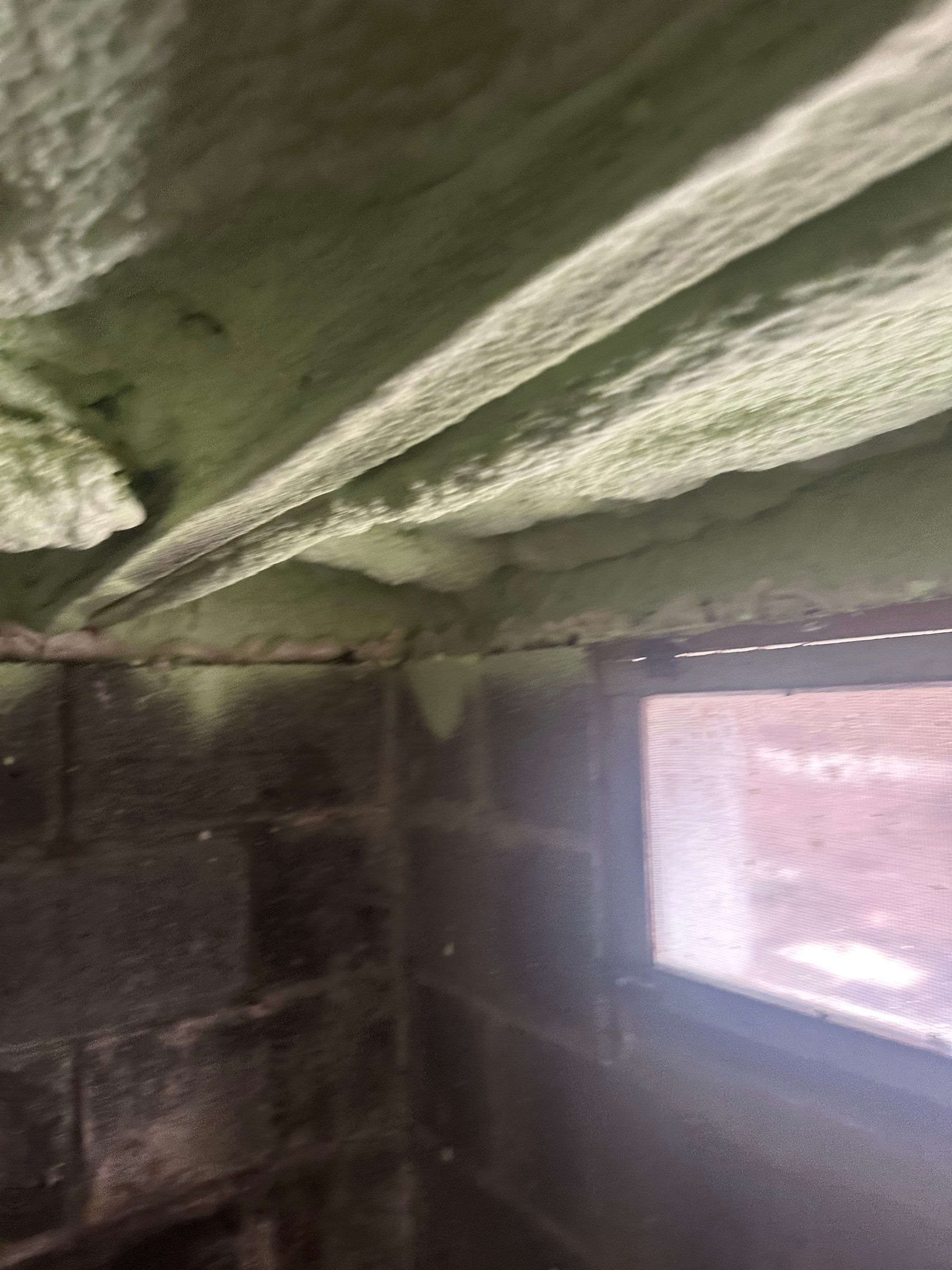 Basement Ceiling using Closed Cell Spray Foam by NYS Foam & Energy
