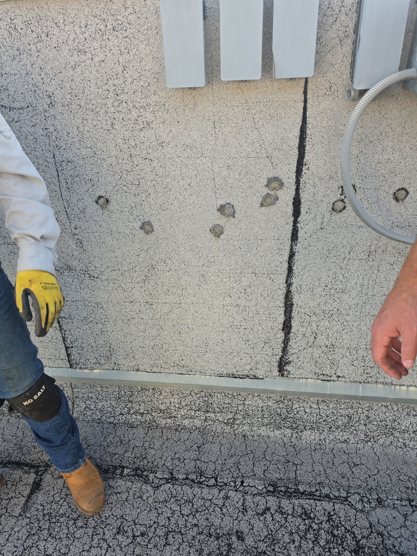 Modified Bitumen repairs.. a couple thousand dollars can save TENS of thousands and greatly prolong the life of your roof. by REPS Austin Area Roofer