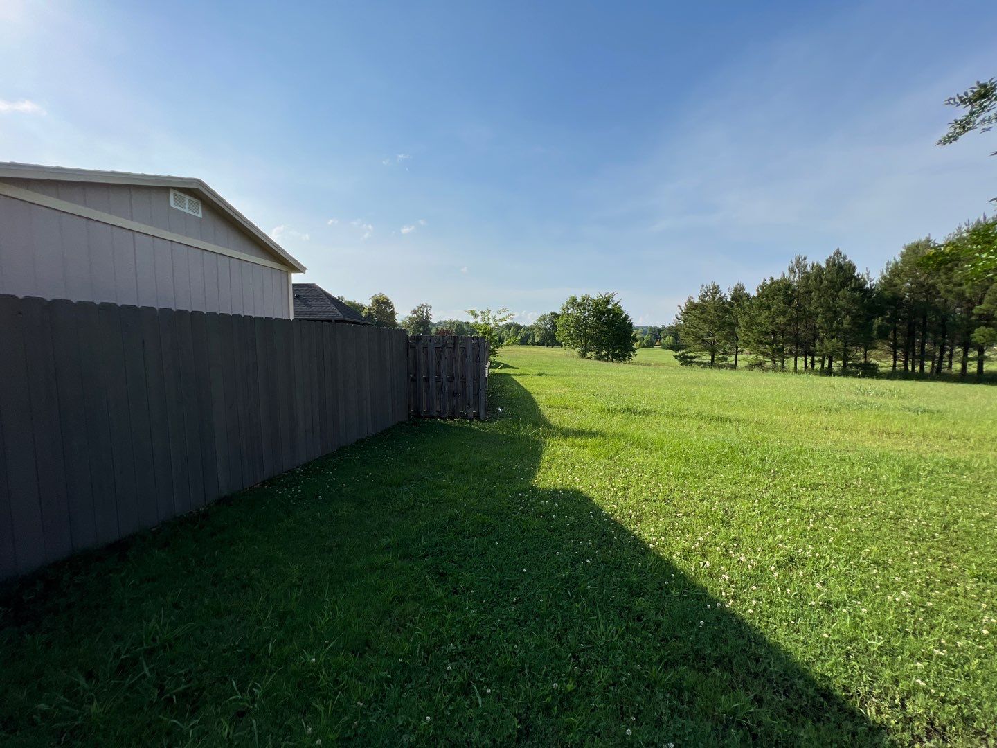 Lake View - Fence by Pillar and Pine