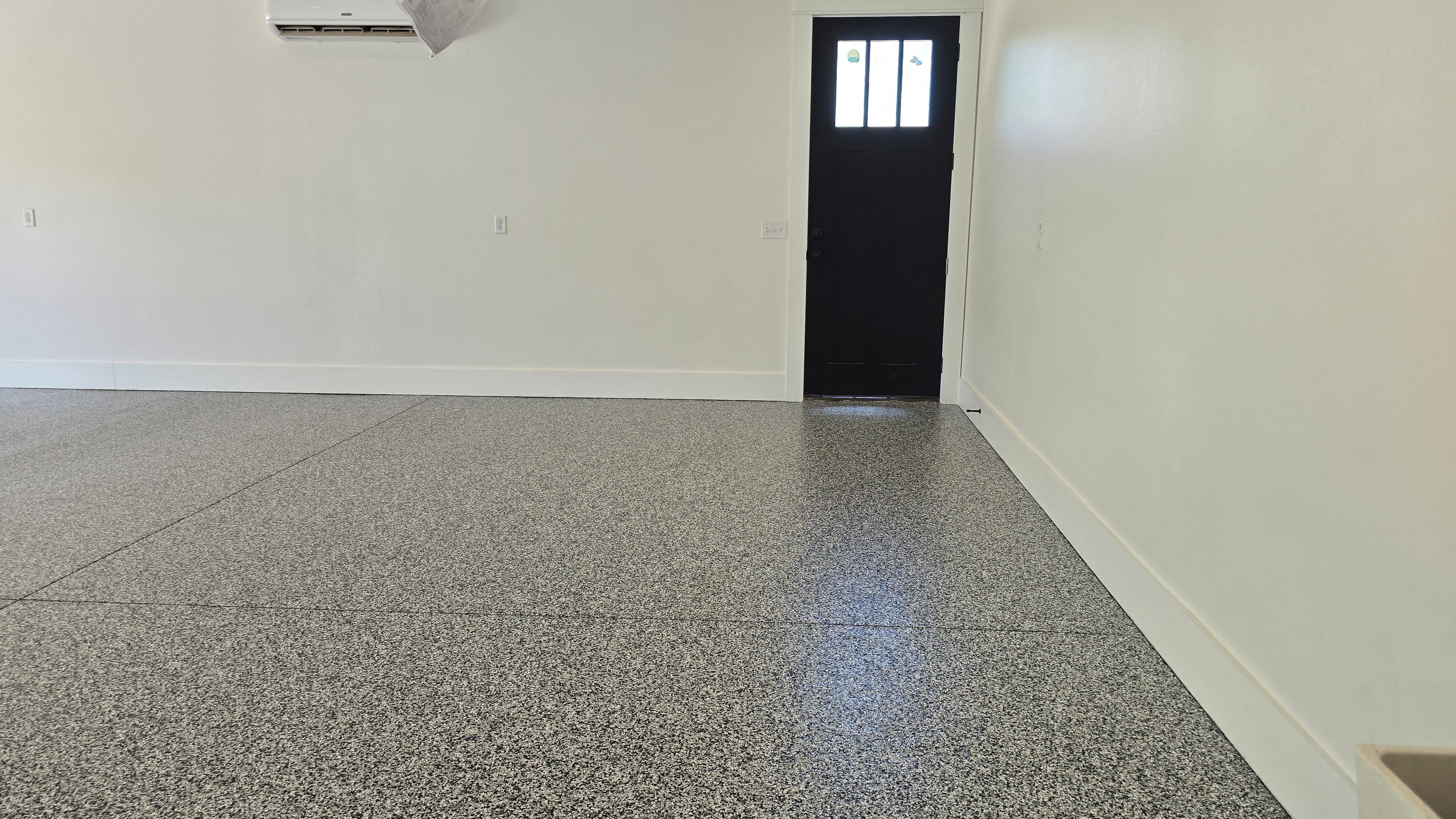 Garage using Domino by Elite Floor Solutions