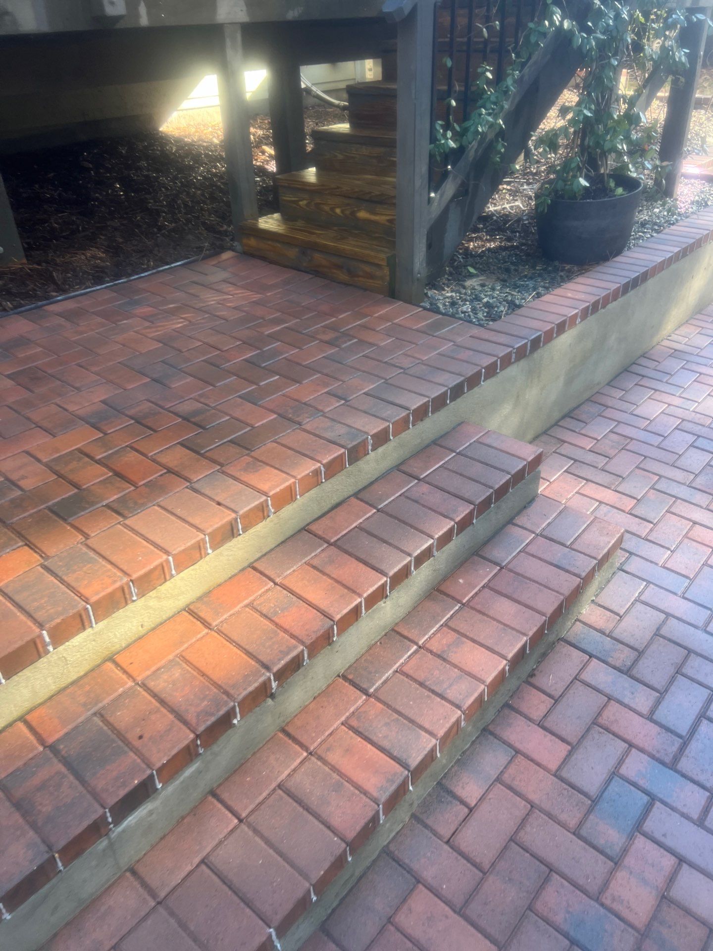 Patio and Coated Deck using Wood and Concrete Sealant by DuraSeal
