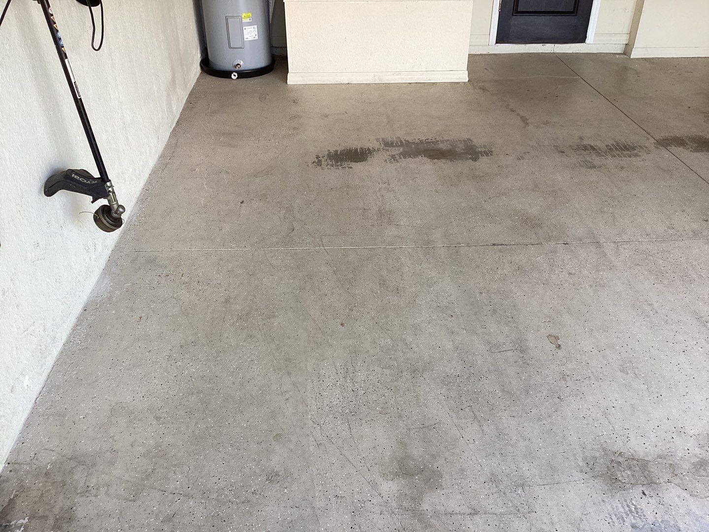 Garage using Slate Stone by Amvet concrete coatings llc