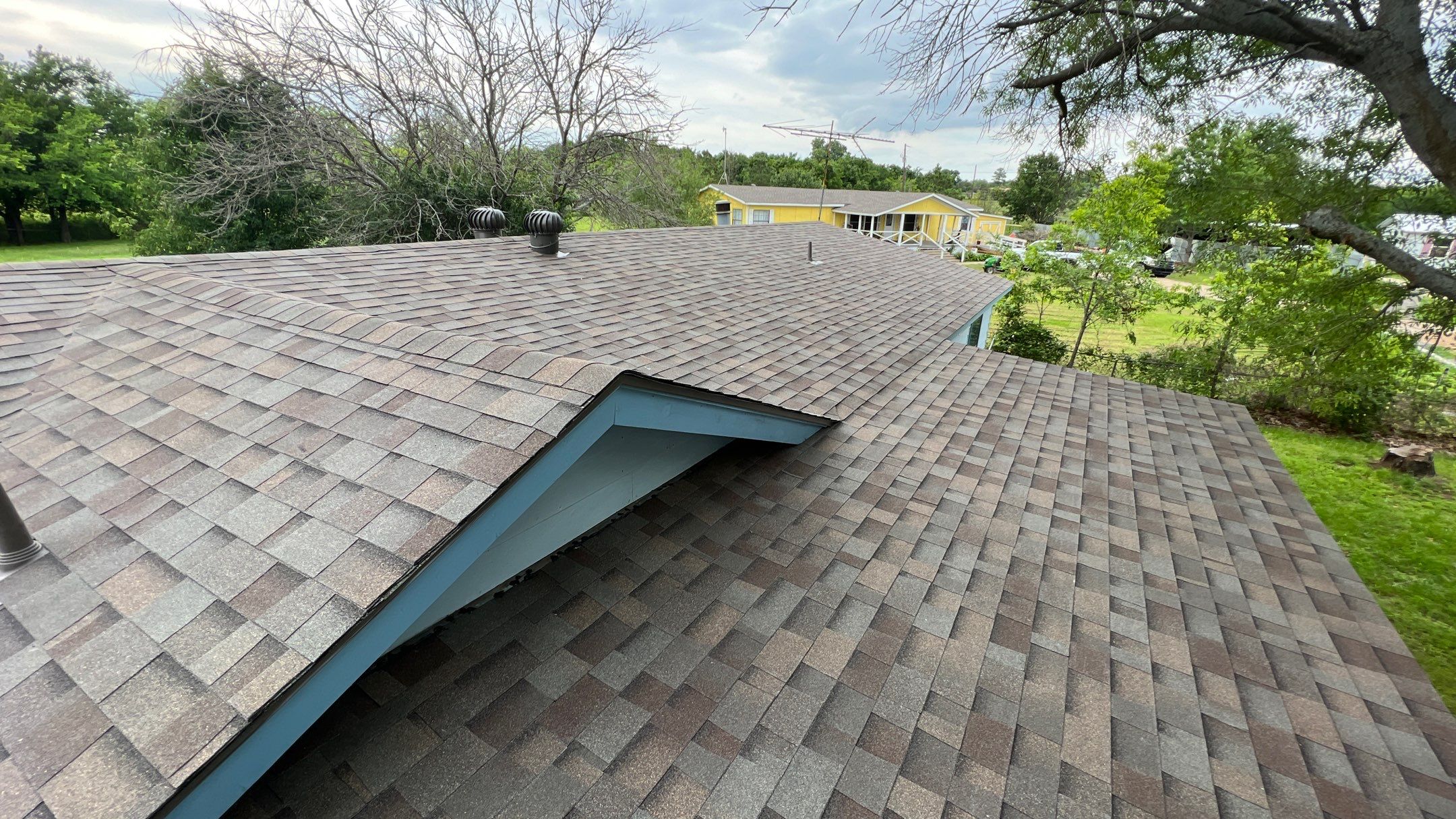 Residential Roofing Installation using Malarkey Vista AR by Harvey Roofing & Construction