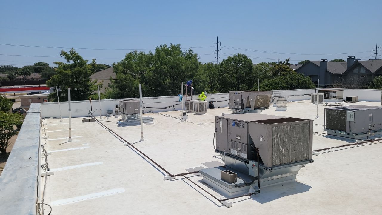 Commercial Roof Replacement using GAF Everguard TPO by Roof Experts